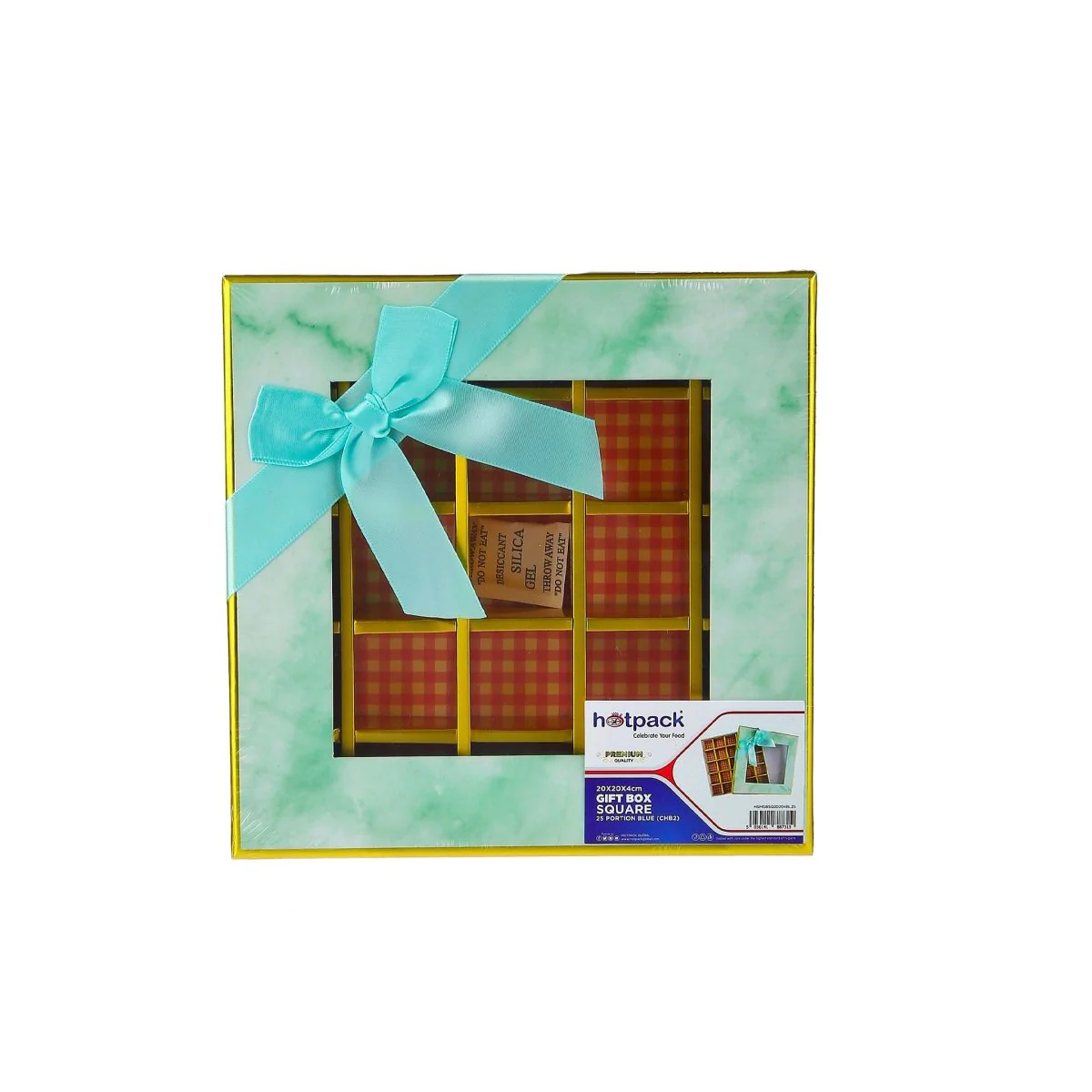 Chocolate Gift Box Square Shape 16 Division - 1 Piece - Image 17