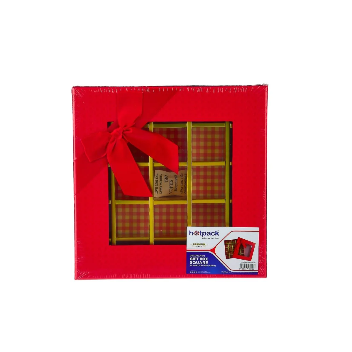 Chocolate Gift Box Square Shape 16 Division - 1 Piece - Image 26