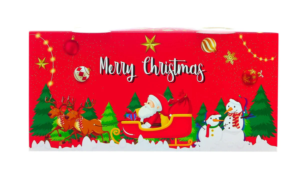 Christmas Cake Box with Window 5 Pieces - Image 21
