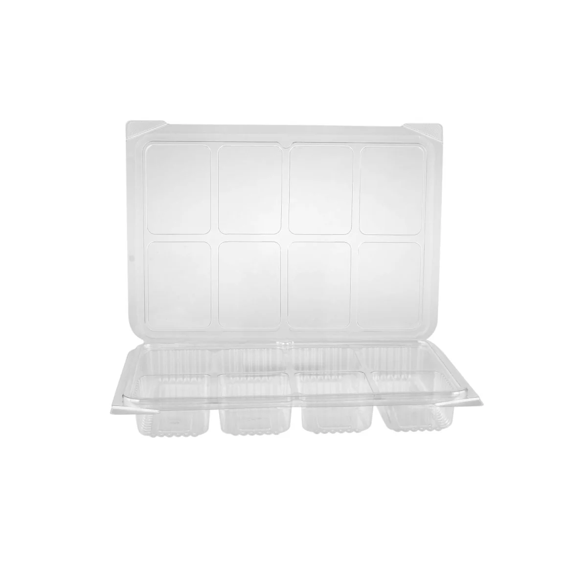 Clear compartment Clamshell PET container - Image 20