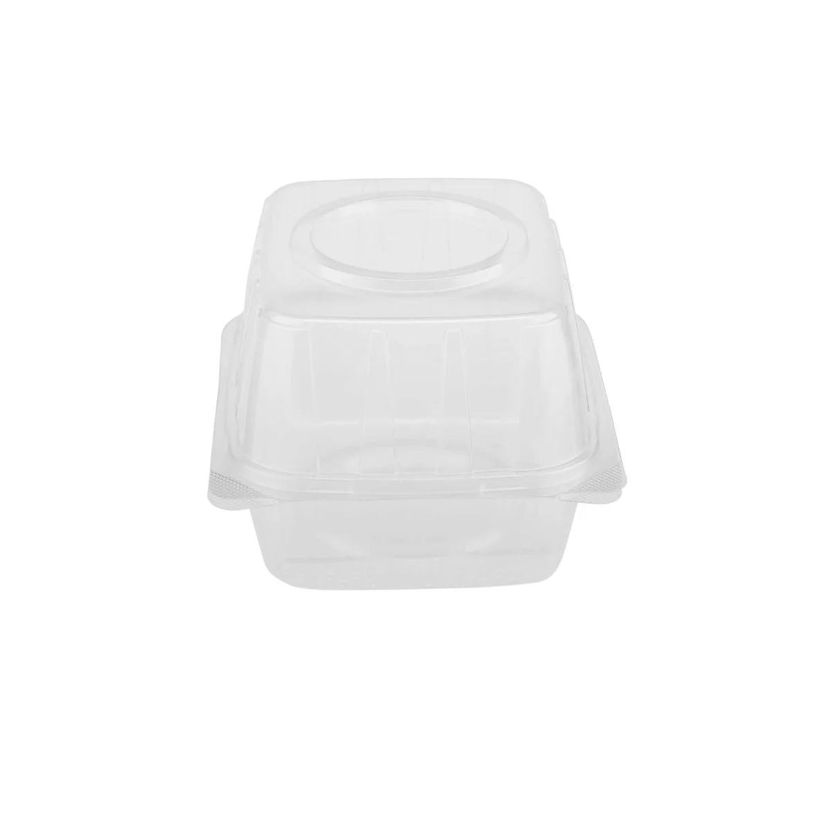 Clear Hinged  Croissant Container - Image 2