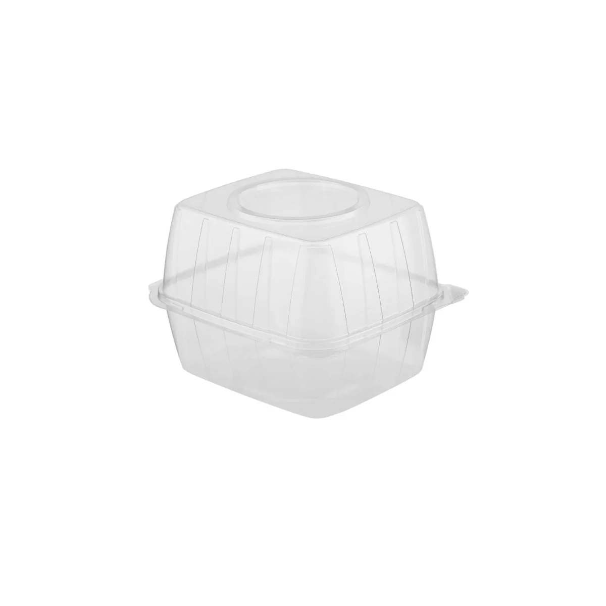 Clear Hinged  Croissant Container - Image 9