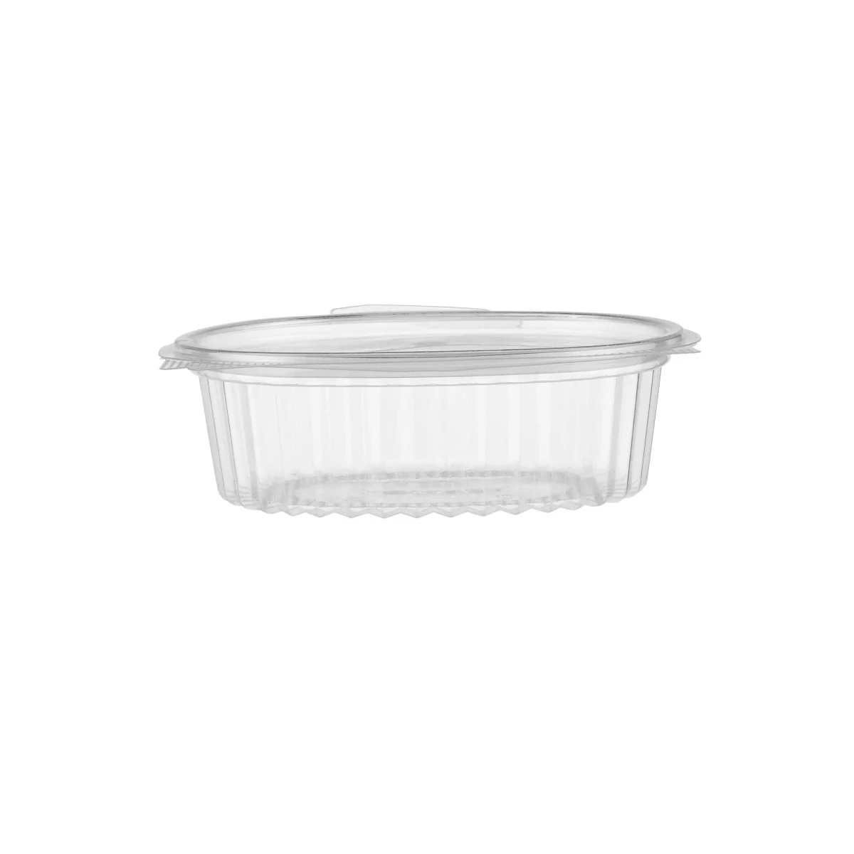 Clear Hinged Oval Container 250 Pieces
