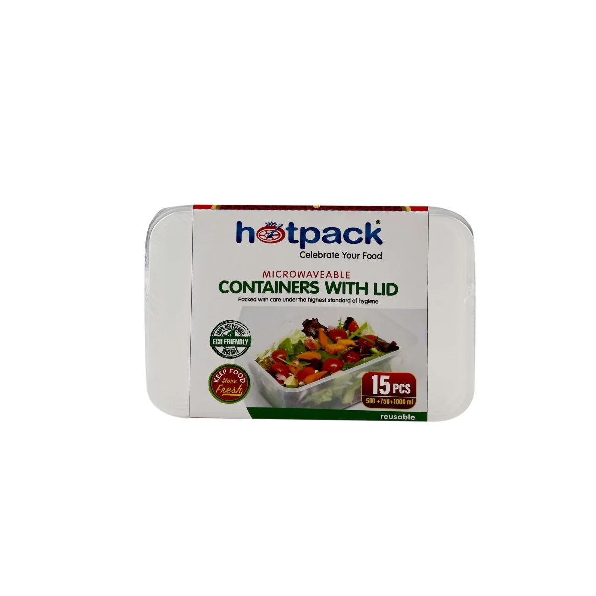 Clear Microwaveable Container Combo Pack 500ml + 750ml + 1000ml - Image 6