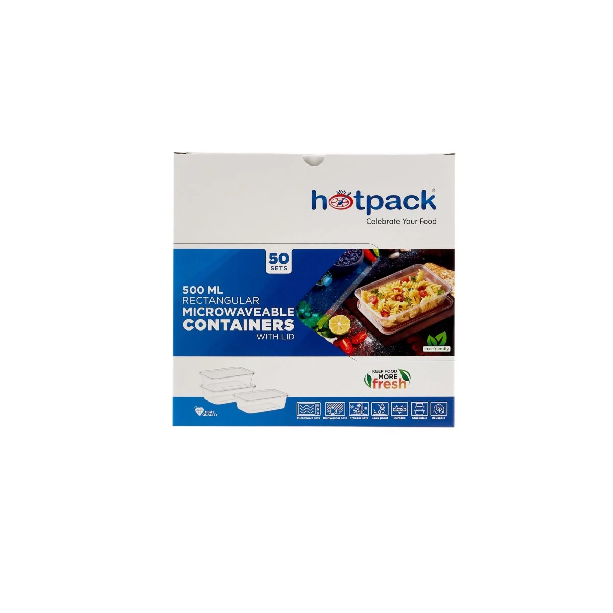 Clear Microwaveable Container With Lid - Image 12
