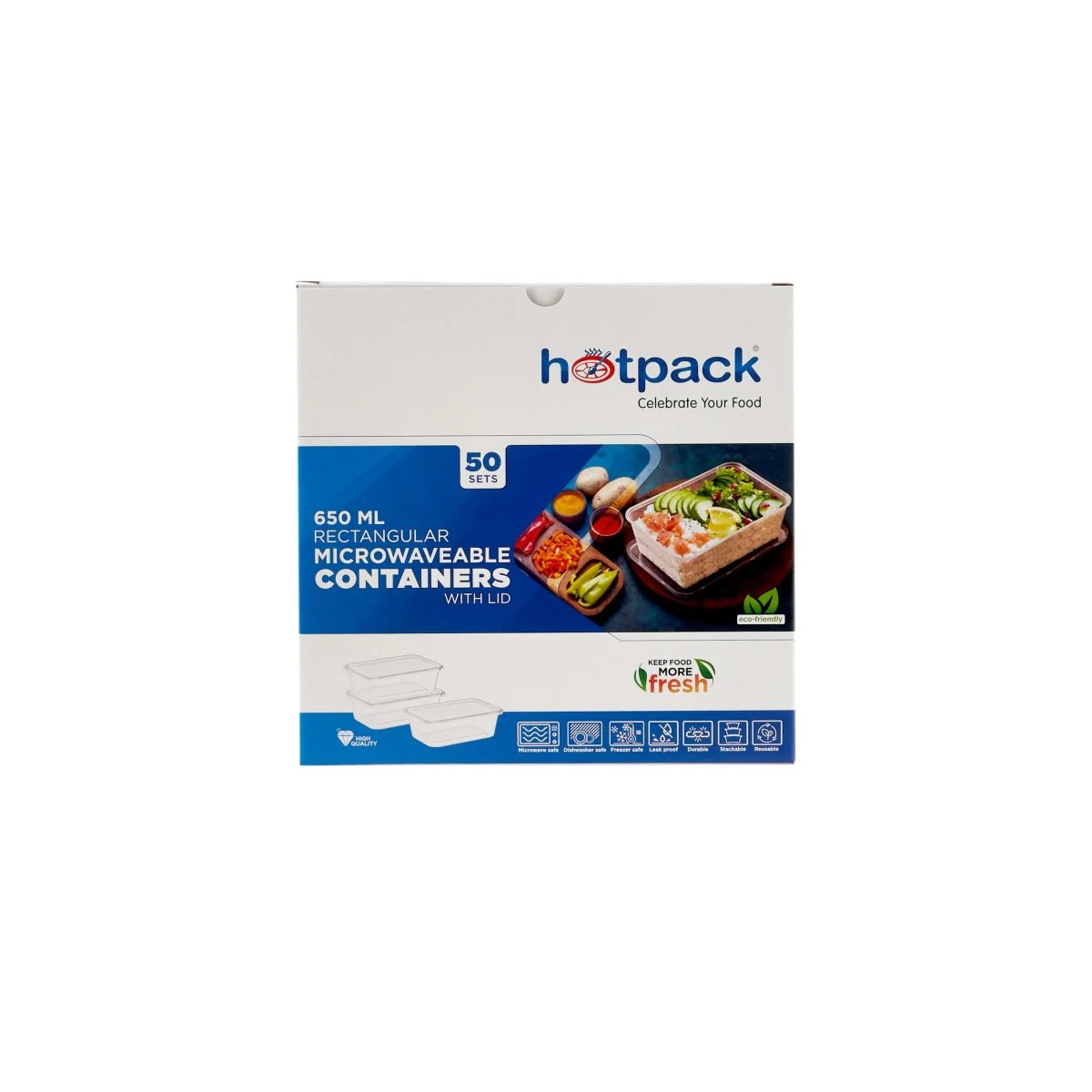 Clear Microwaveable Container With Lid - Image 18