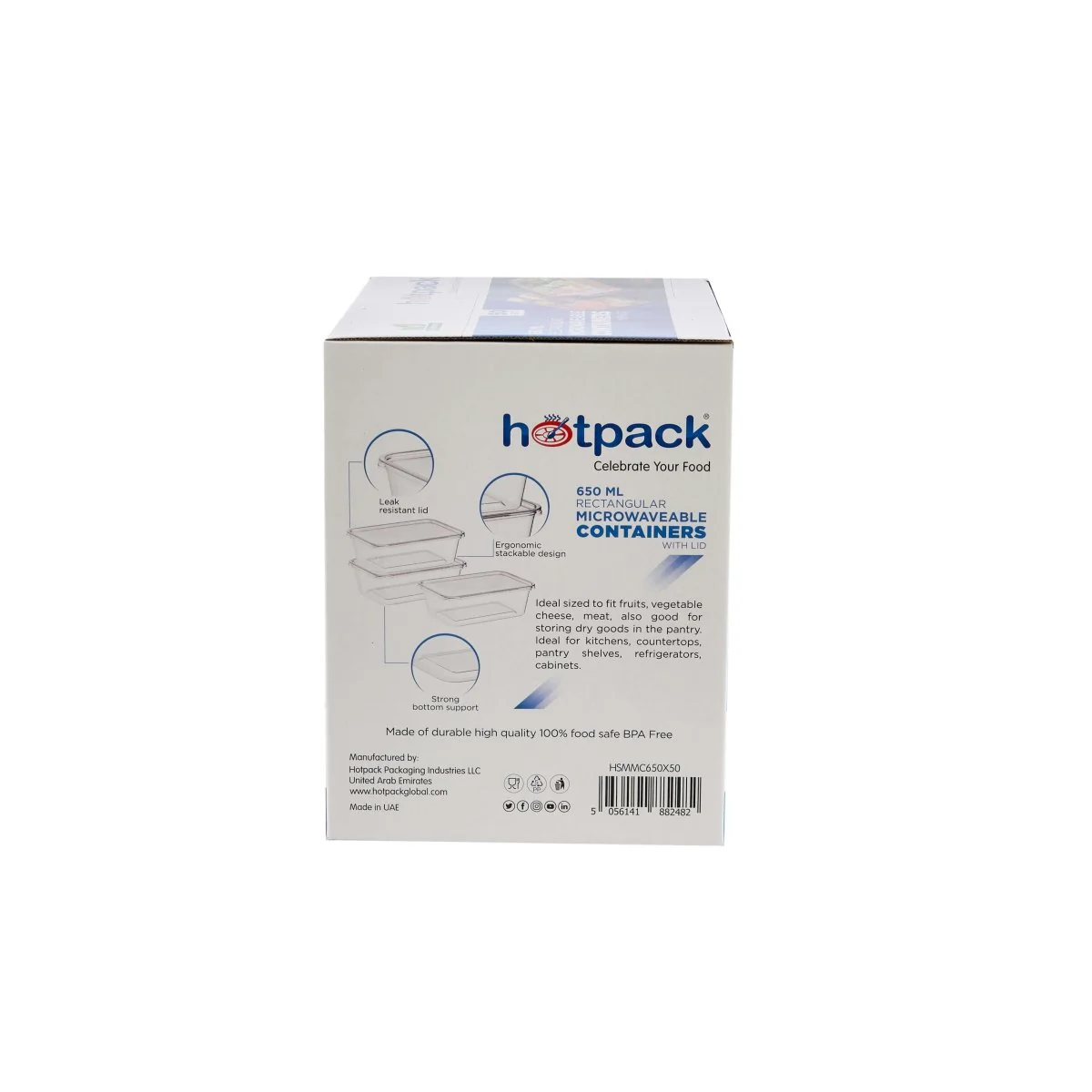 Clear Microwaveable Container With Lid - Image 20