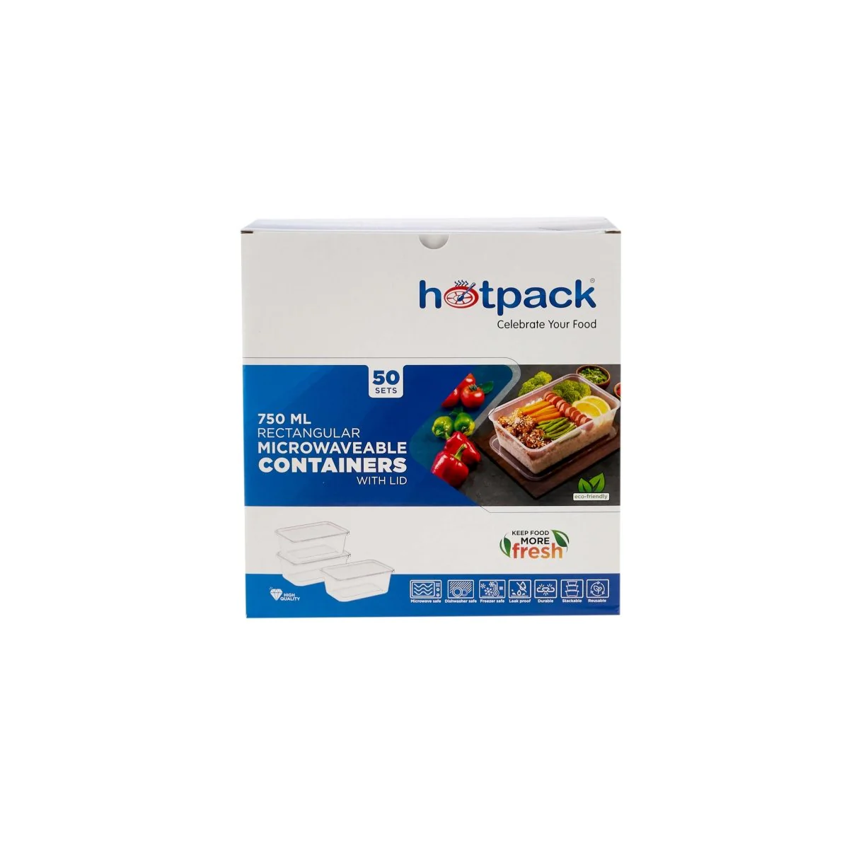 Clear Microwaveable Container With Lid - Image 23