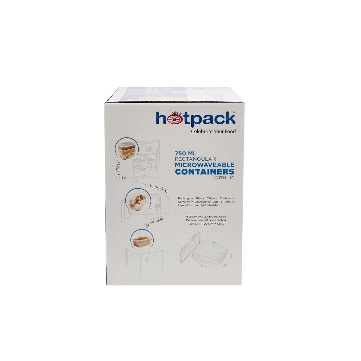 Clear Microwaveable Container With Lid - Image 27
