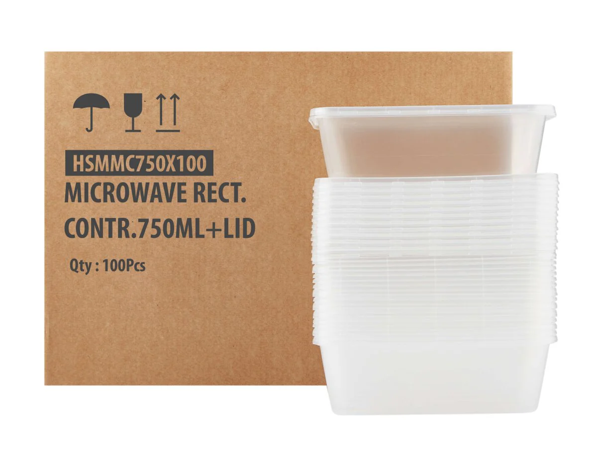 Clear Microwaveable Container With Lid - Image 28