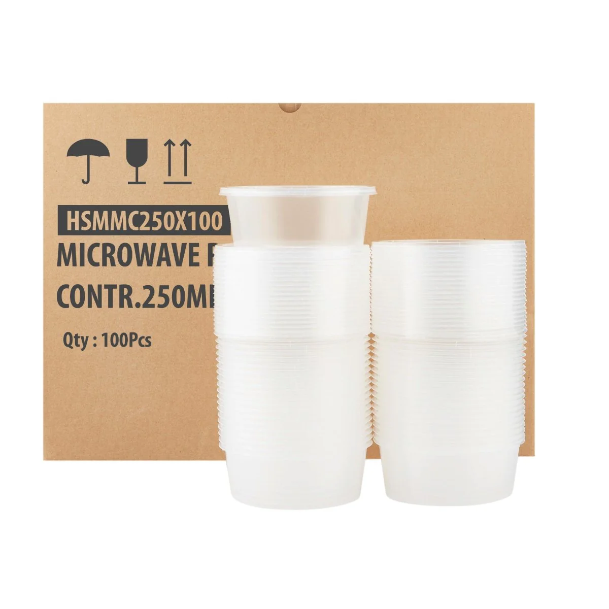 Clear Microwaveable Container With Lid - Image 5