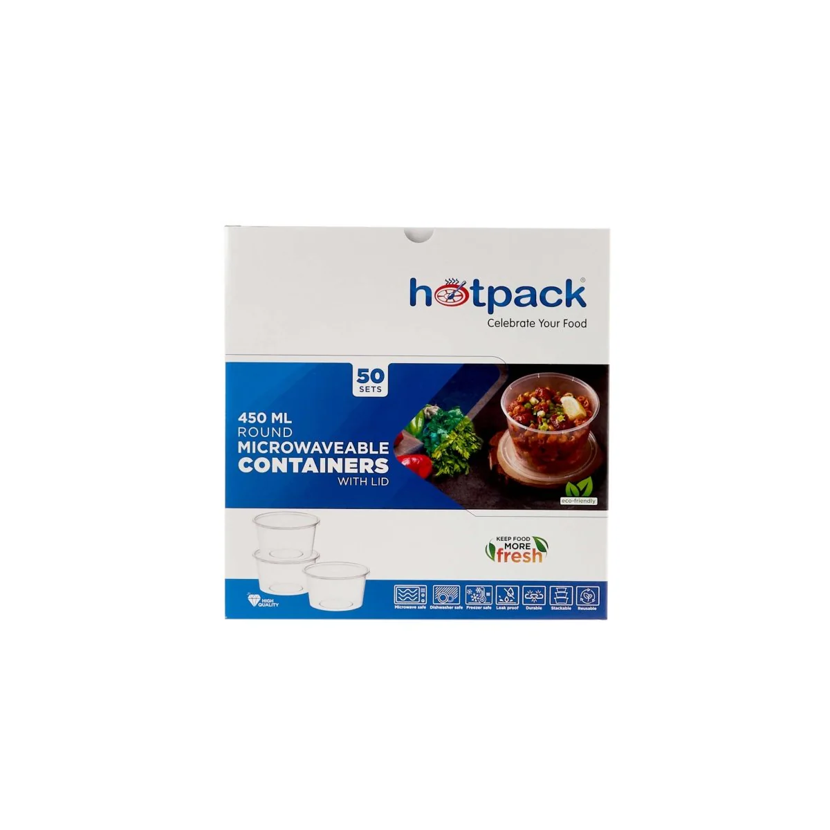 Clear Microwaveable Container With Lid - Image 6