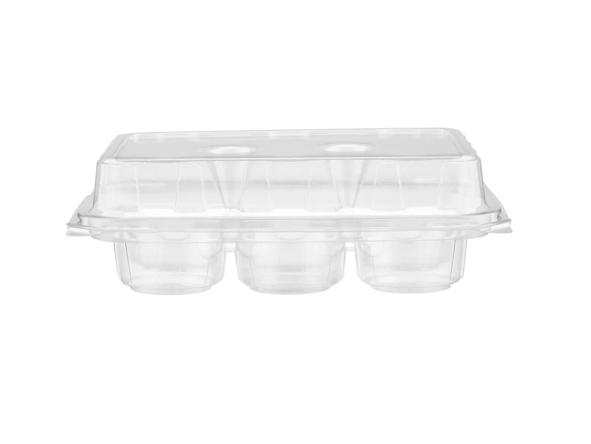 Clear PET Muffin/ Cupcake Tray 250 Pieces - Image 2