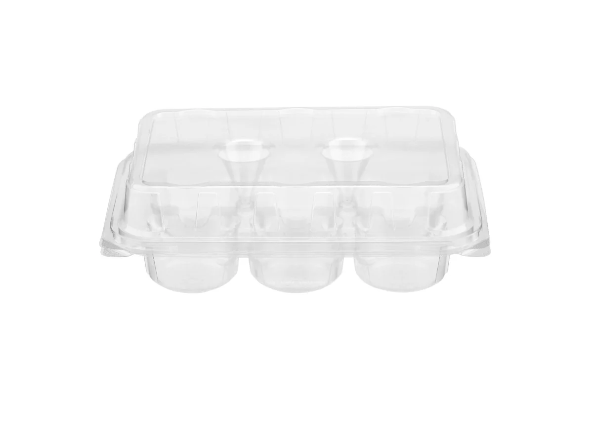 Clear PET Muffin/ Cupcake Tray 250 Pieces - Image 3