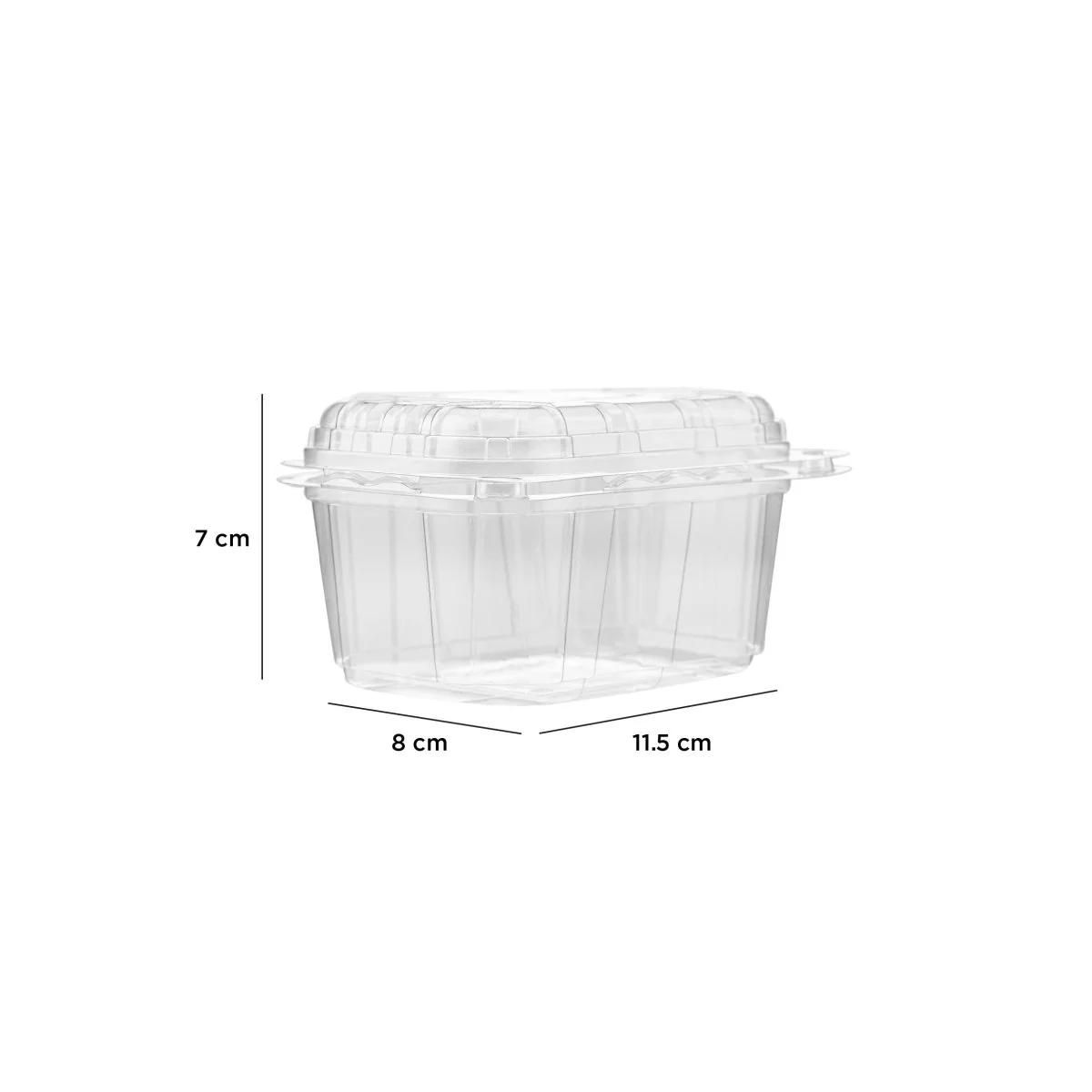 Clear PET Punnet Hinged Container - Image 10