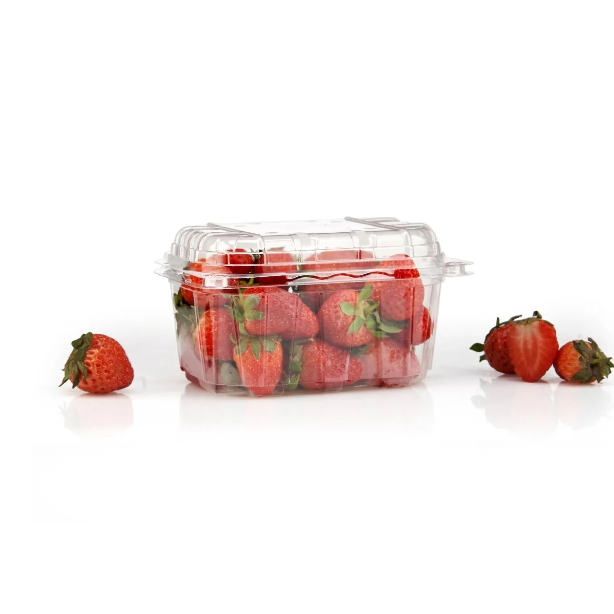 Clear PET Punnet Hinged Container - Image 2