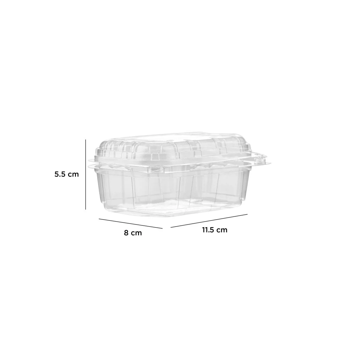 Clear PET Punnet Hinged Container - Image 5