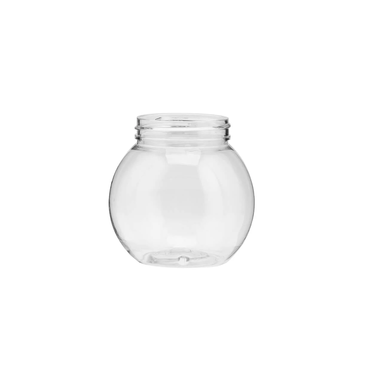 Clear Plastic Dessert Jar Pot With Lid - Image 5