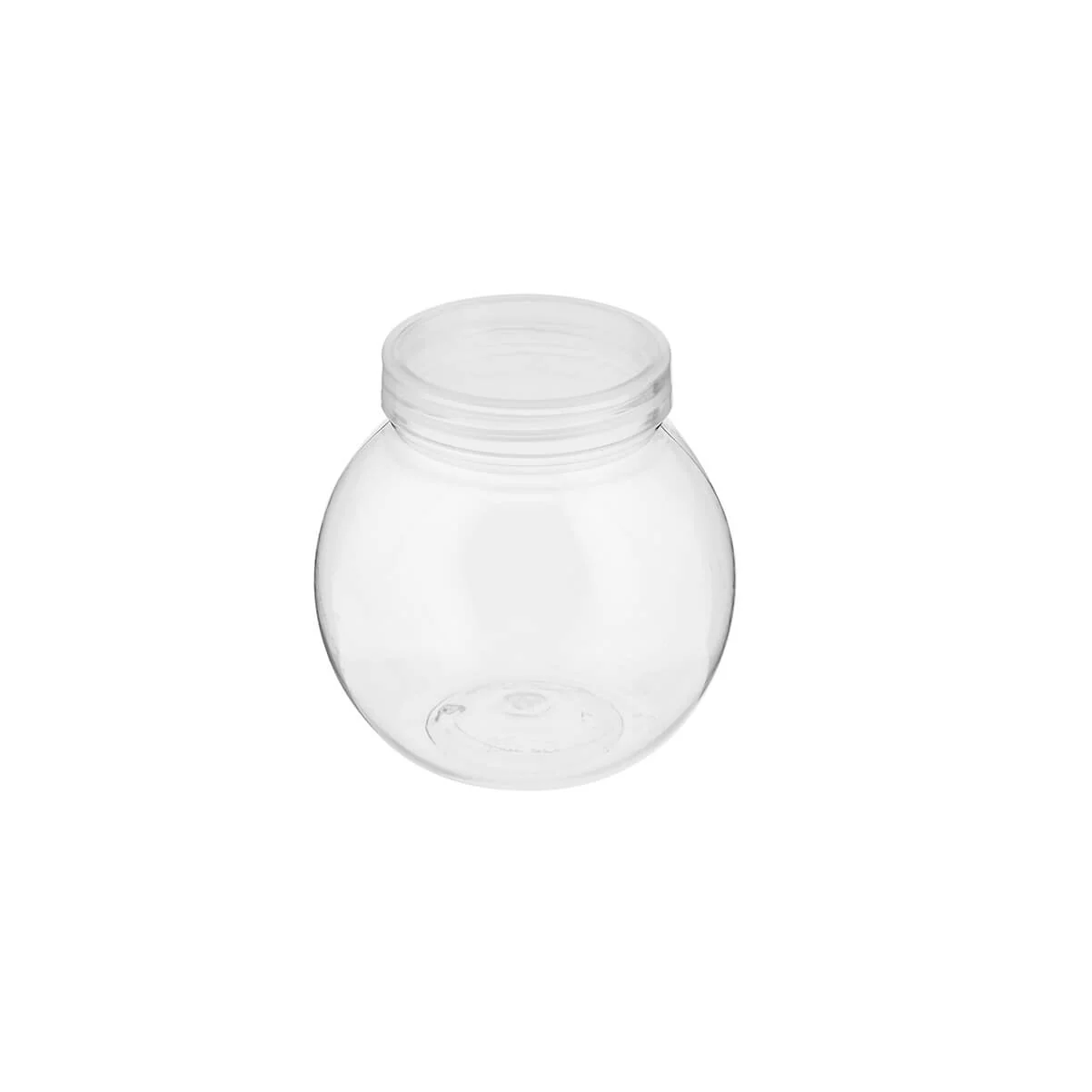 Clear Plastic Dessert Jar Pot With Lid - Image 7