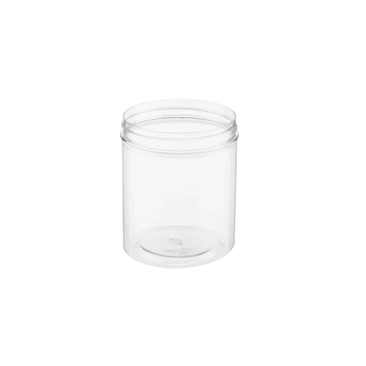 Clear Plastic Jar with Lid - Image 12