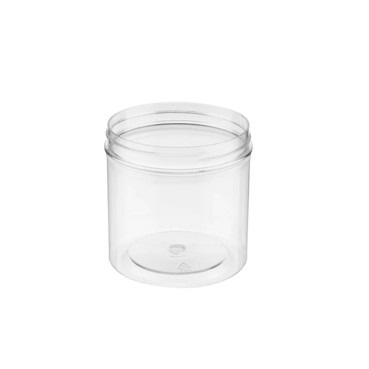 Clear Plastic Jar with Lid - Image 8