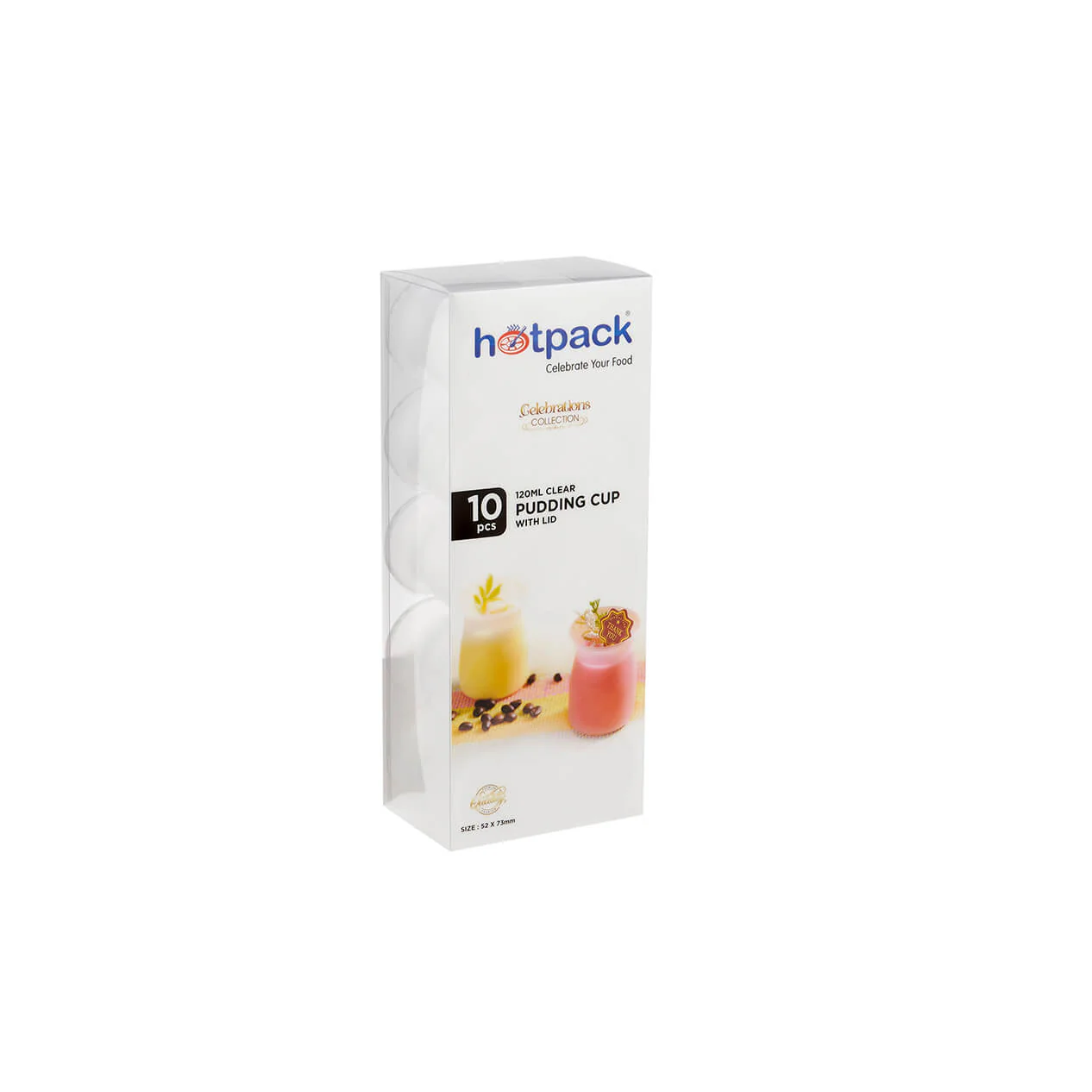 Clear Plastic Pudding Cup With Lid - Image 10
