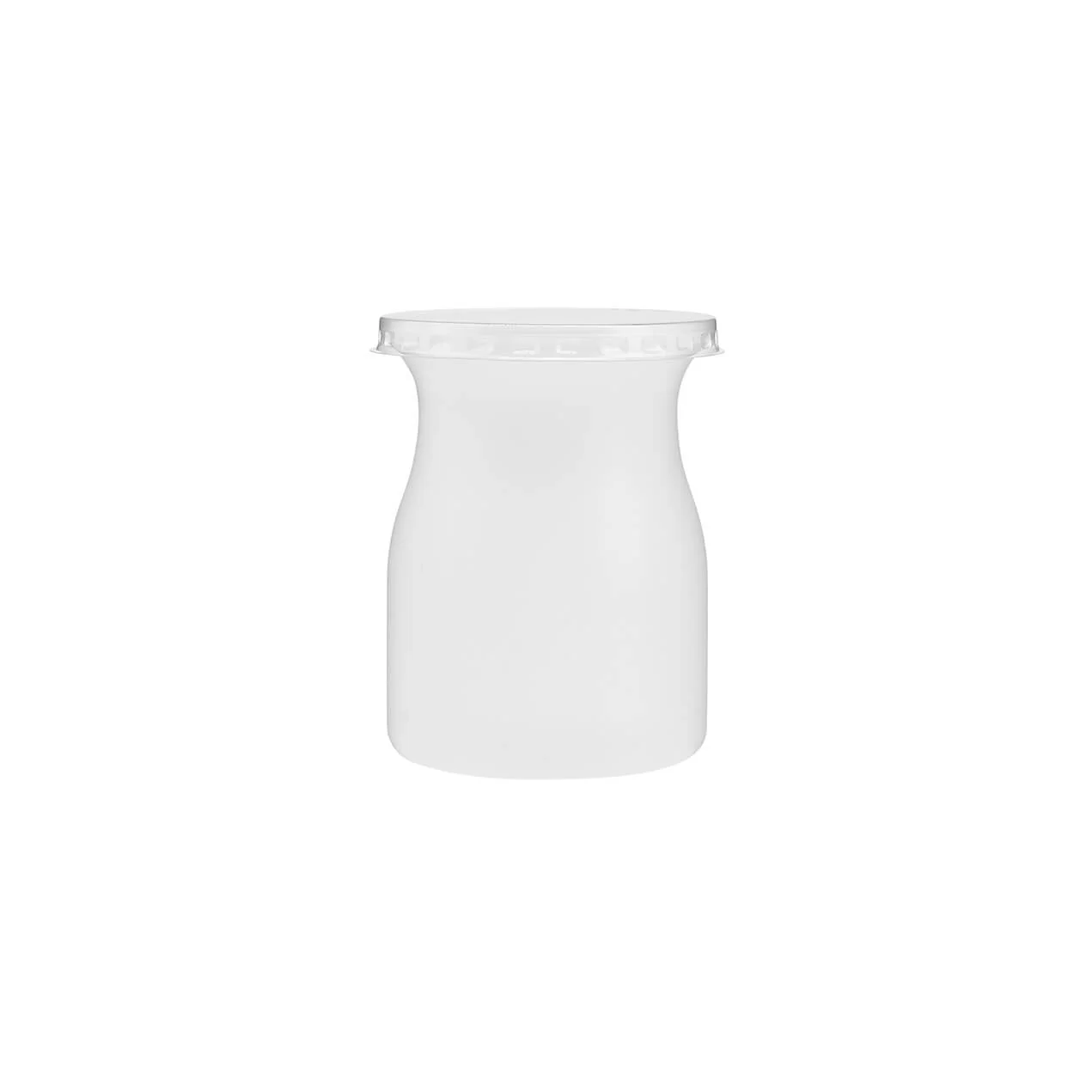 Clear Plastic Pudding Cup With Lid - Image 3