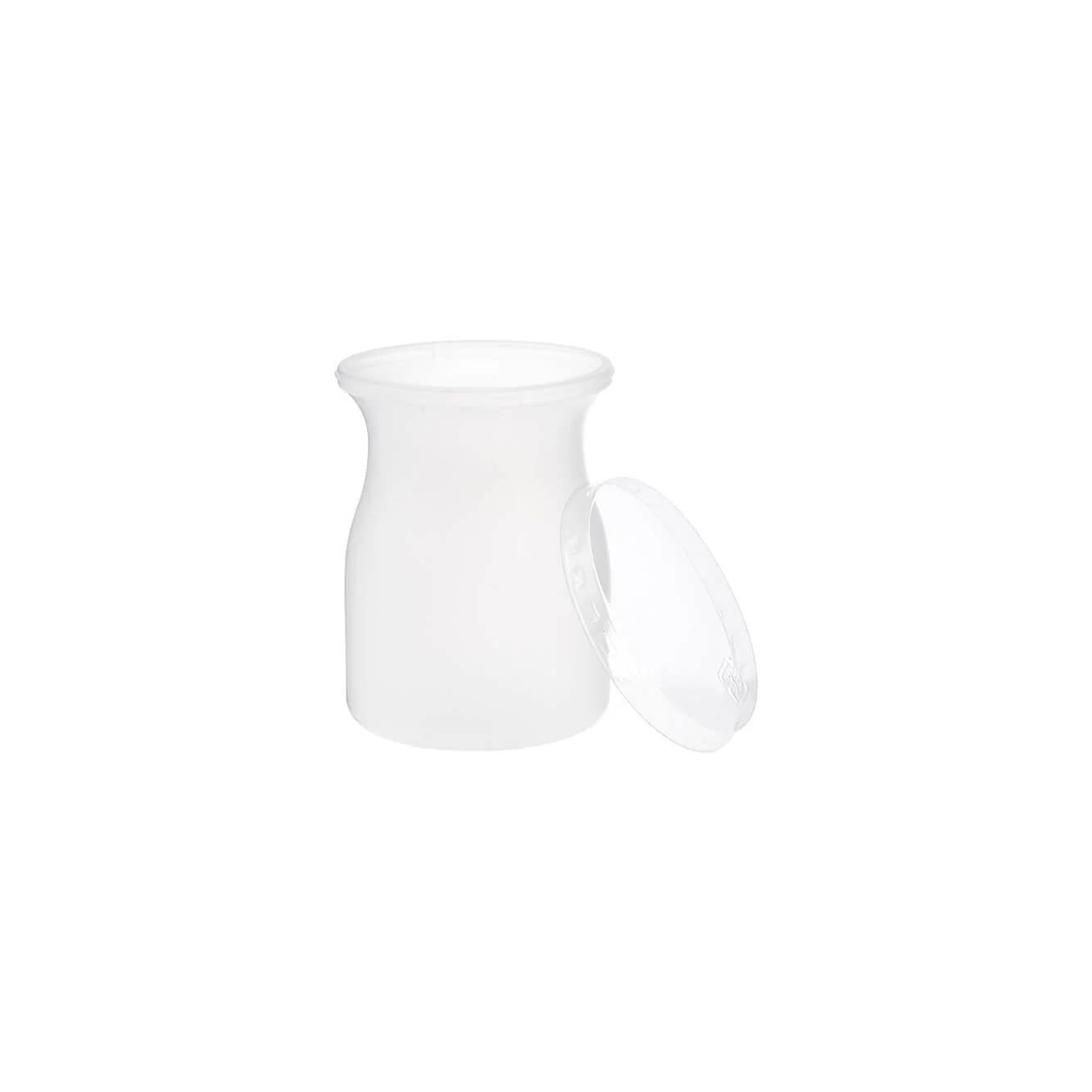 Clear Plastic Pudding Cup With Lid - Image 4