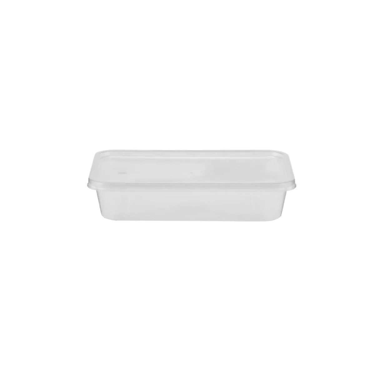 Clear Rectangle Microwave Container - Image 2