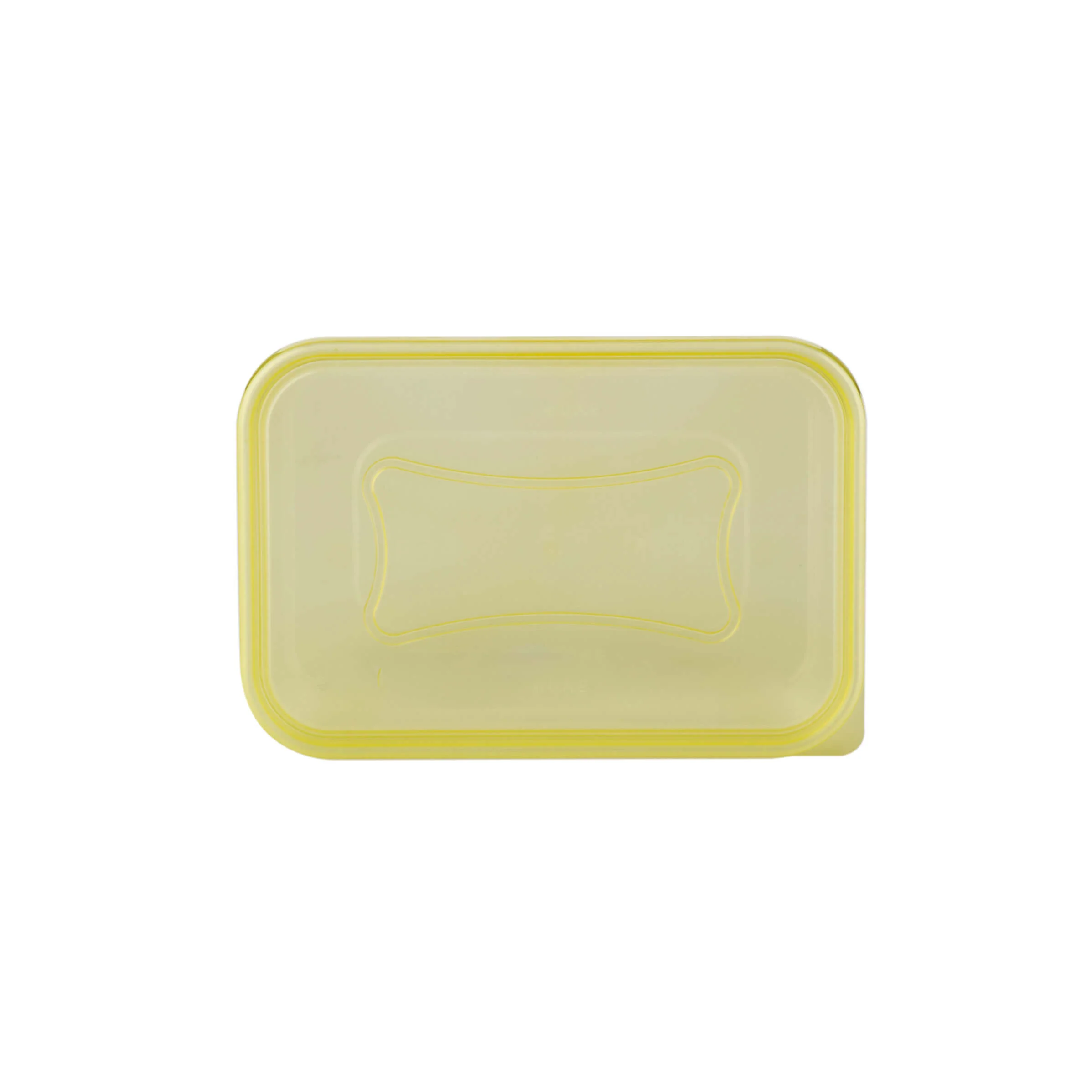 Clear Rectangular Heavy Duty Microwave Container with Color Lids - Image 18