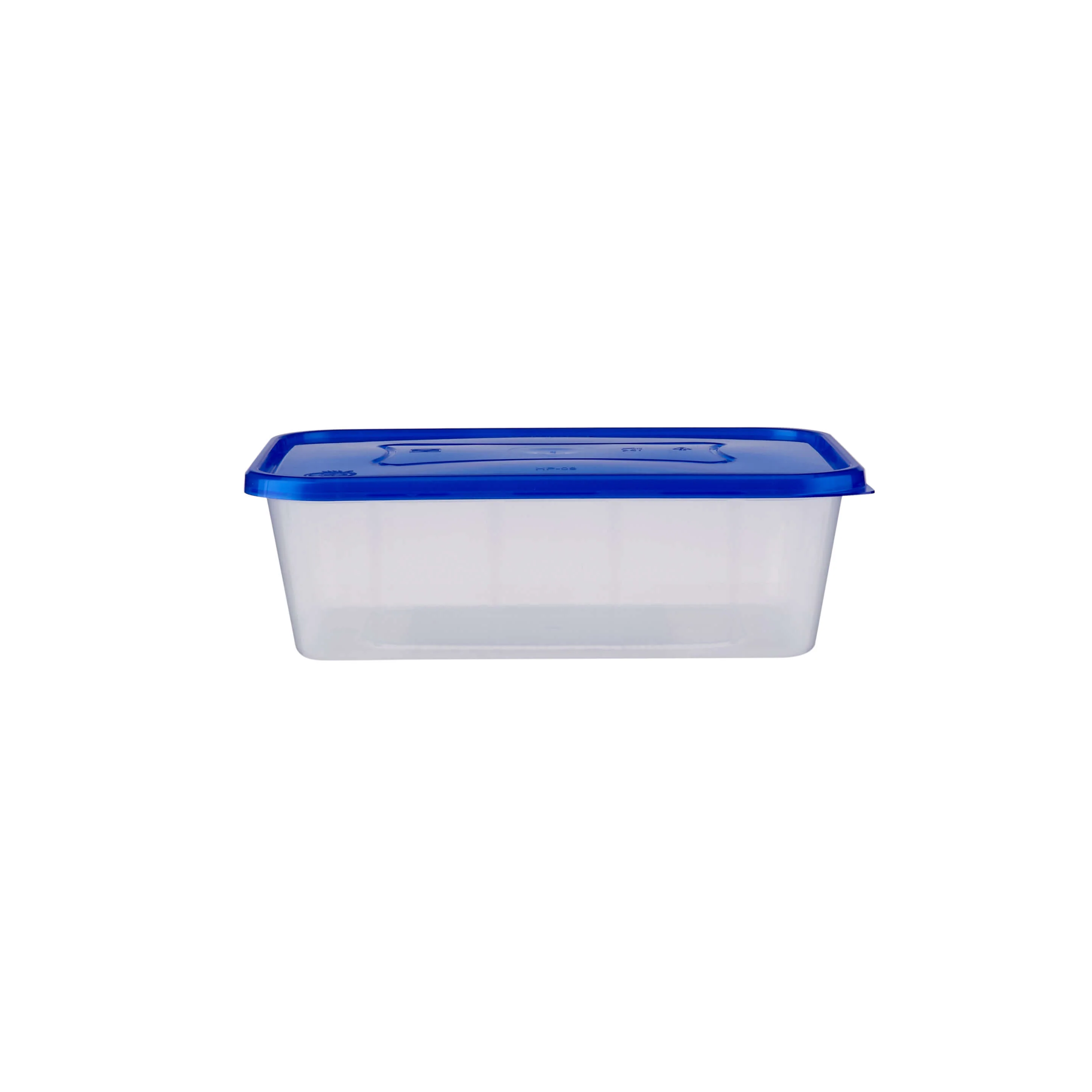 Clear Rectangular Heavy Duty Microwave Container with Color Lids - Image 21