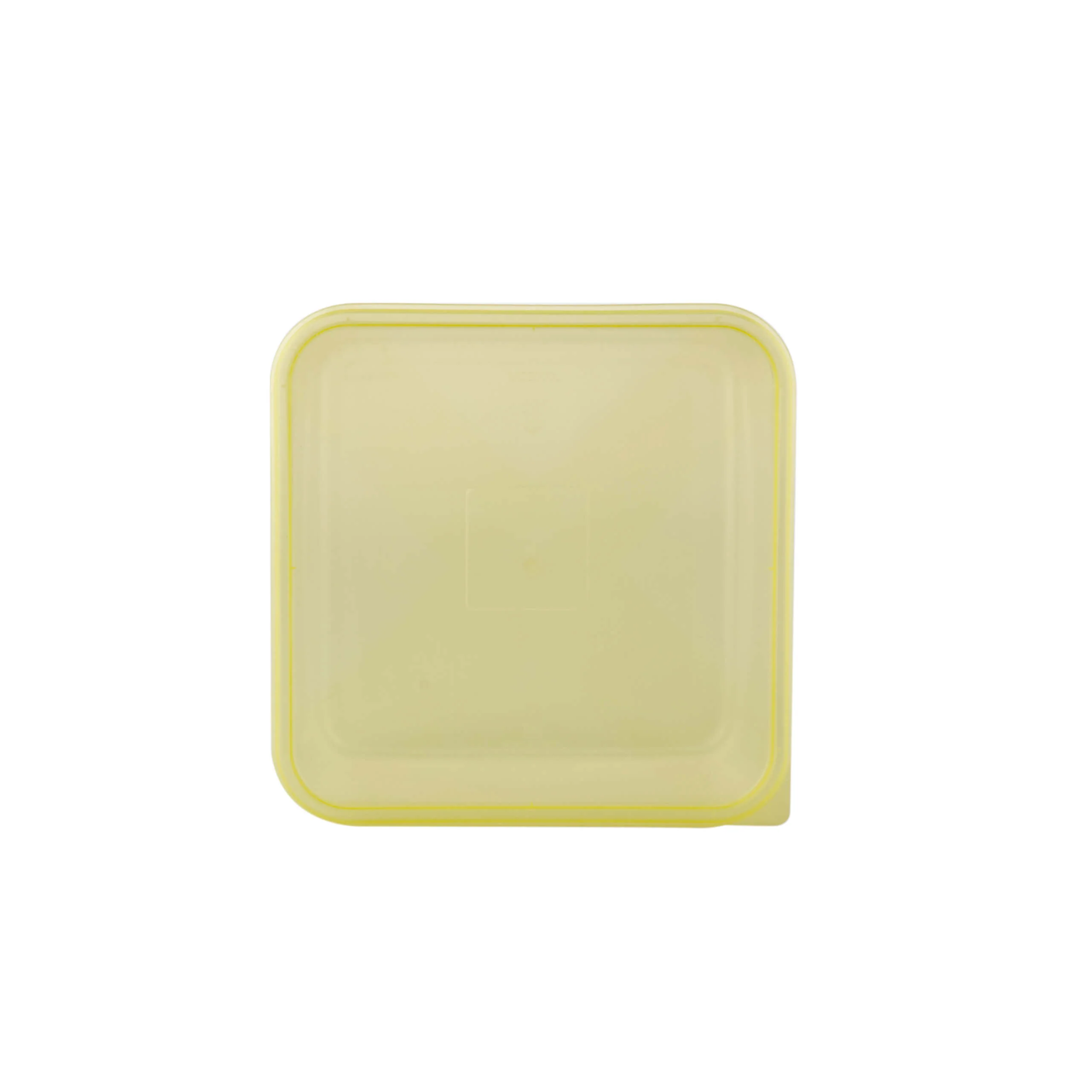 Clear Rectangular Heavy Duty Microwave Container with Color Lids - Image 3