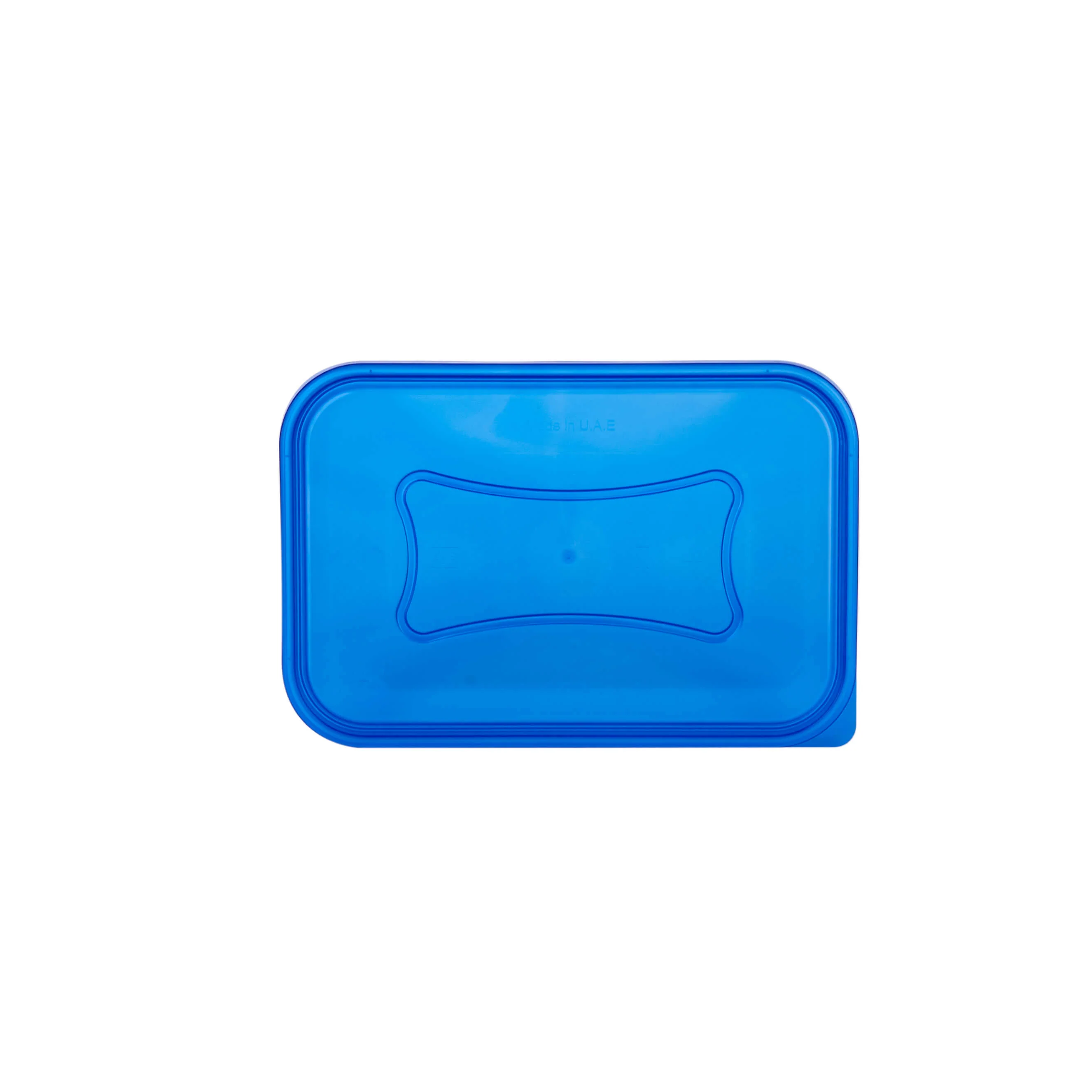 Clear Rectangular Heavy Duty Microwave Container with Color Lids - Image 7