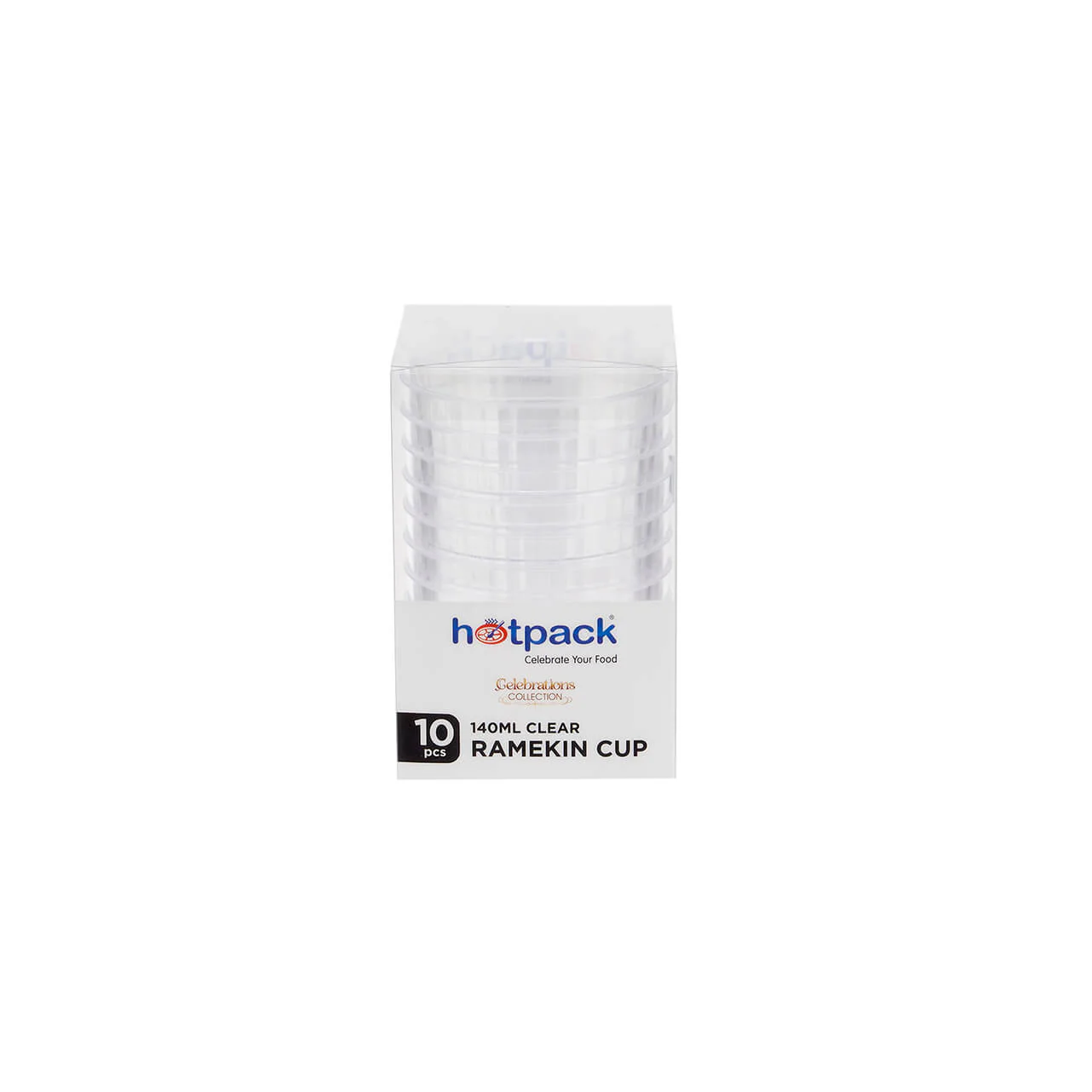 Clear Round Ramekin Plastic Cup - Image 2