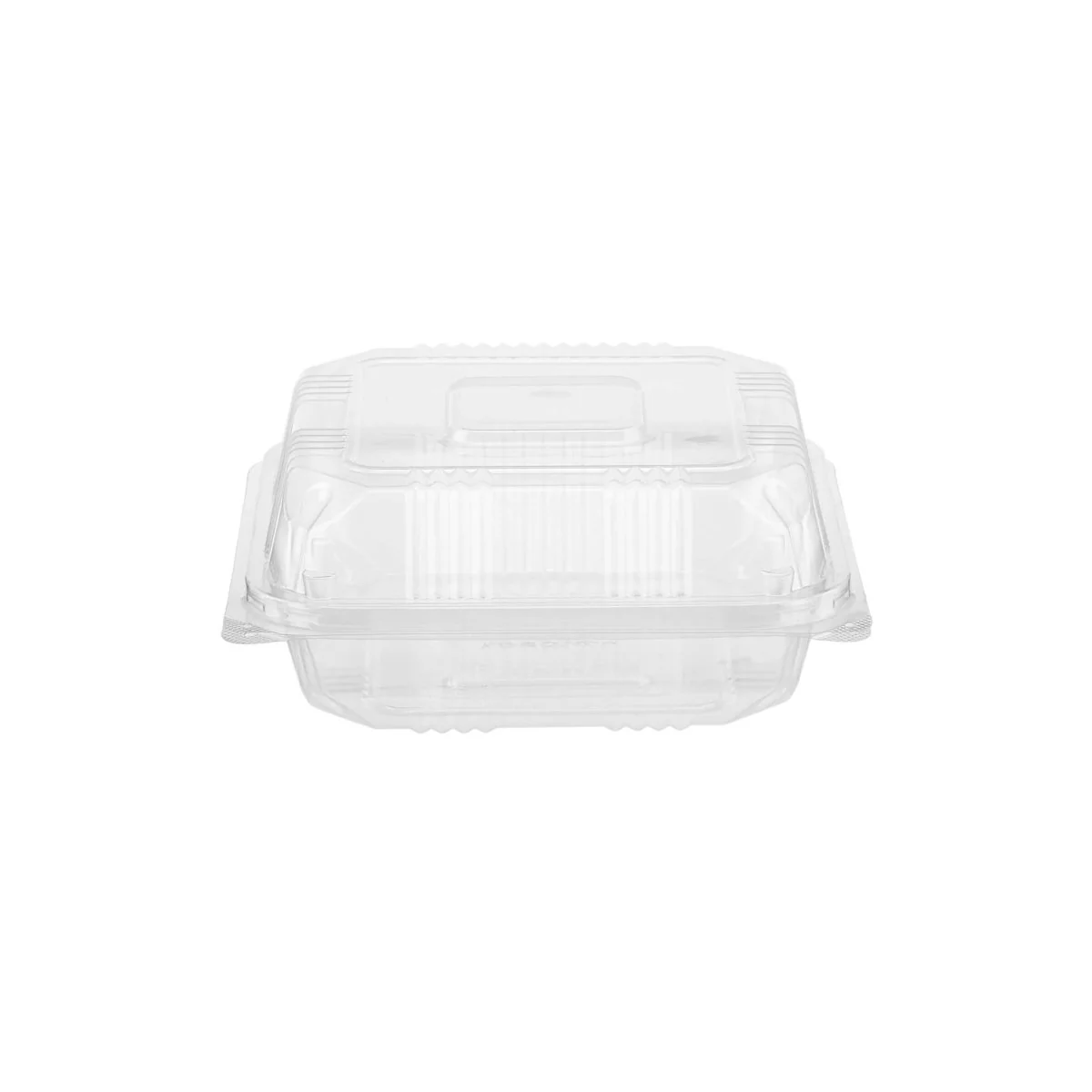 Clear Square Hinged Box - Image 2