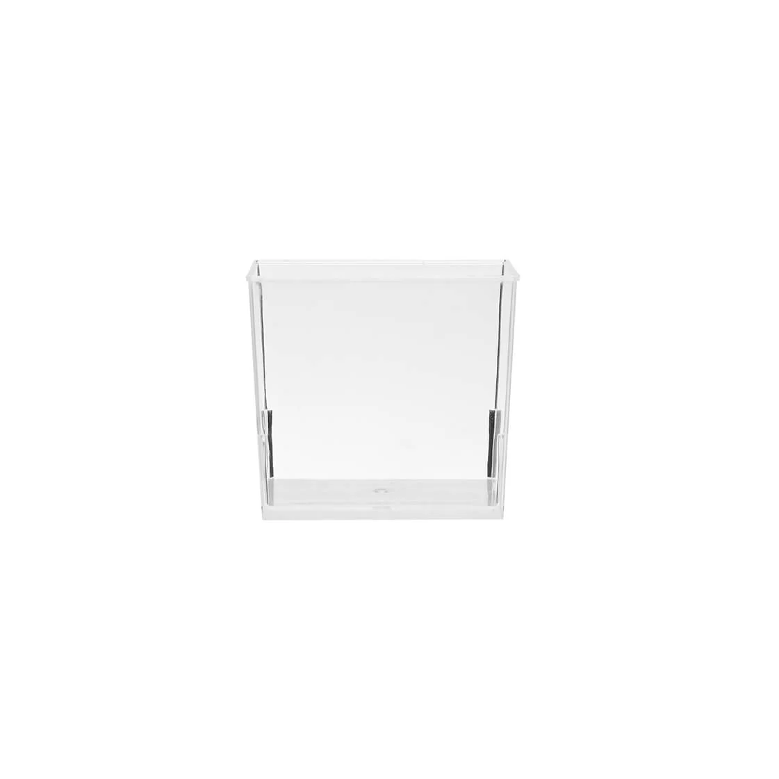 Clear Square Plastic Dessert Cup With Lid - Image 22