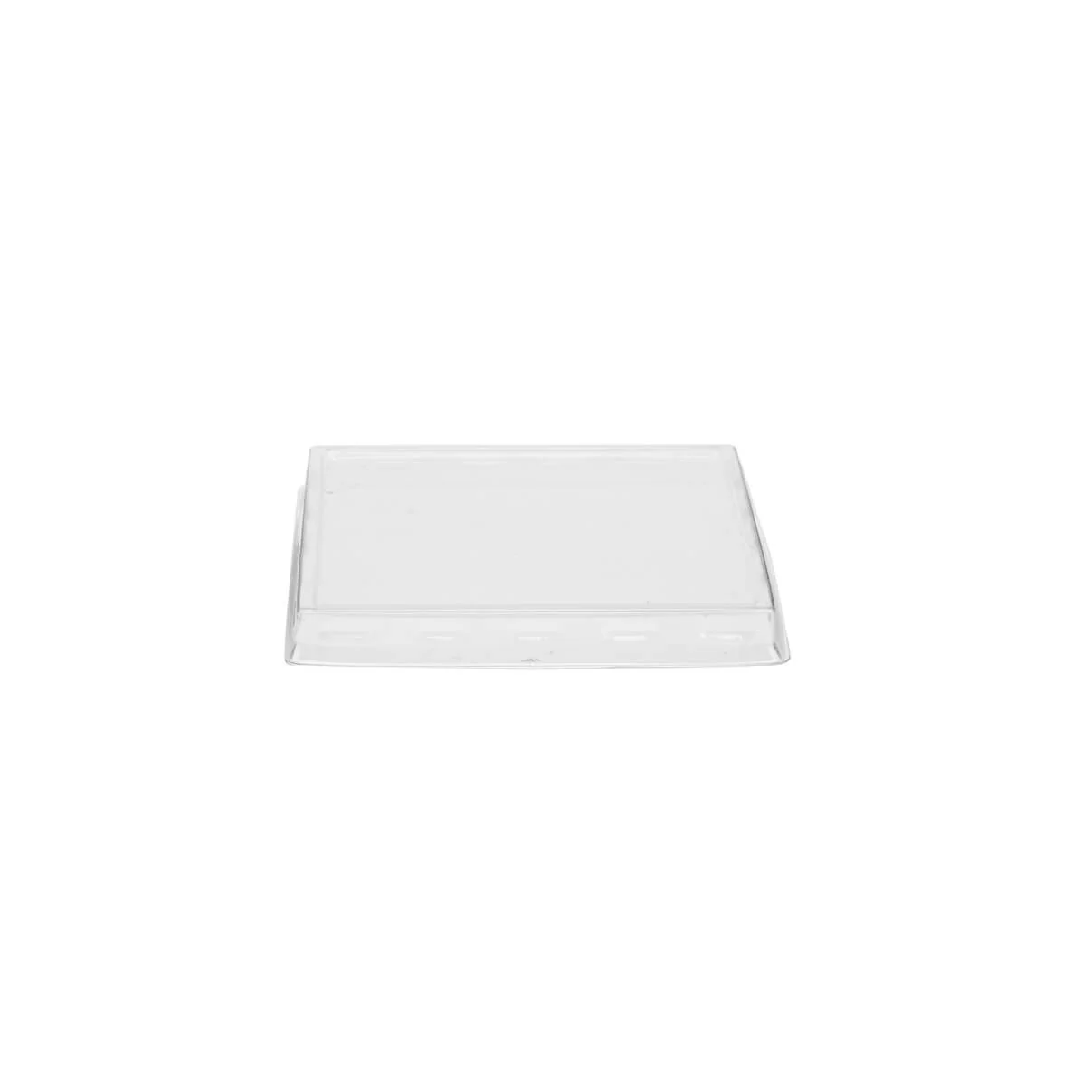 Clear Square Plastic Dessert Cup With Lid - Image 23