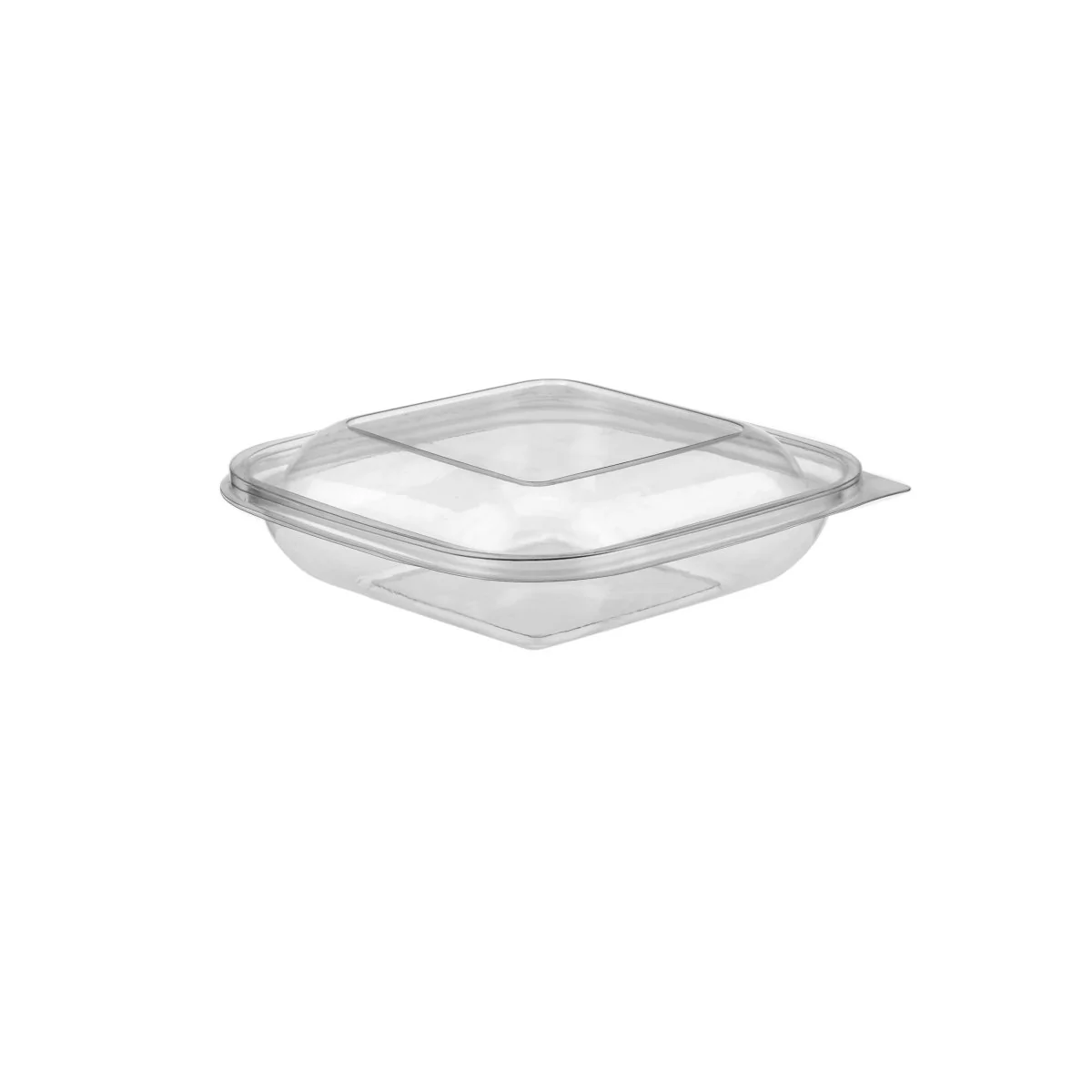 Clear Square Salad Container With Lid - Image 13