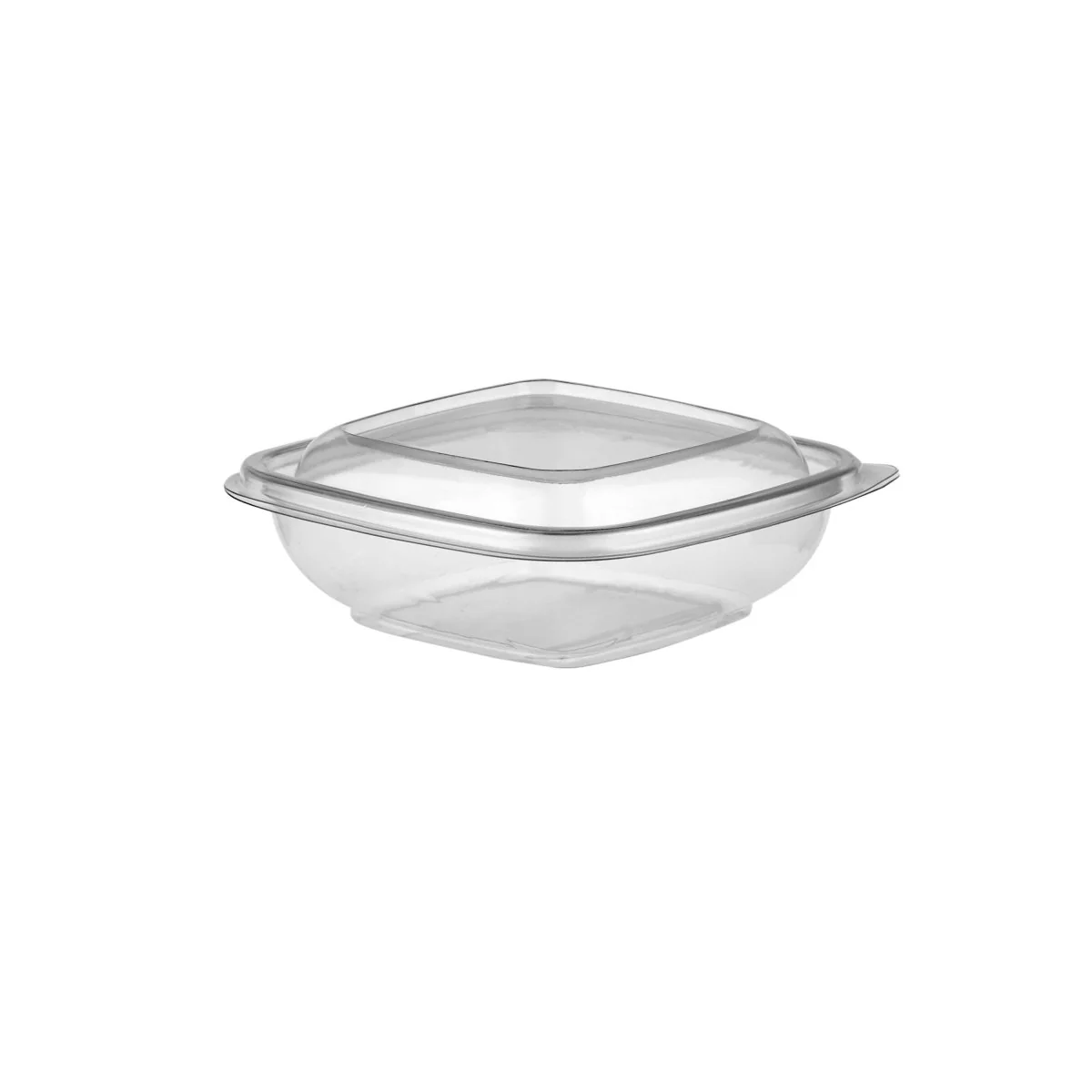 Clear Square Salad Container With Lid - Image 2