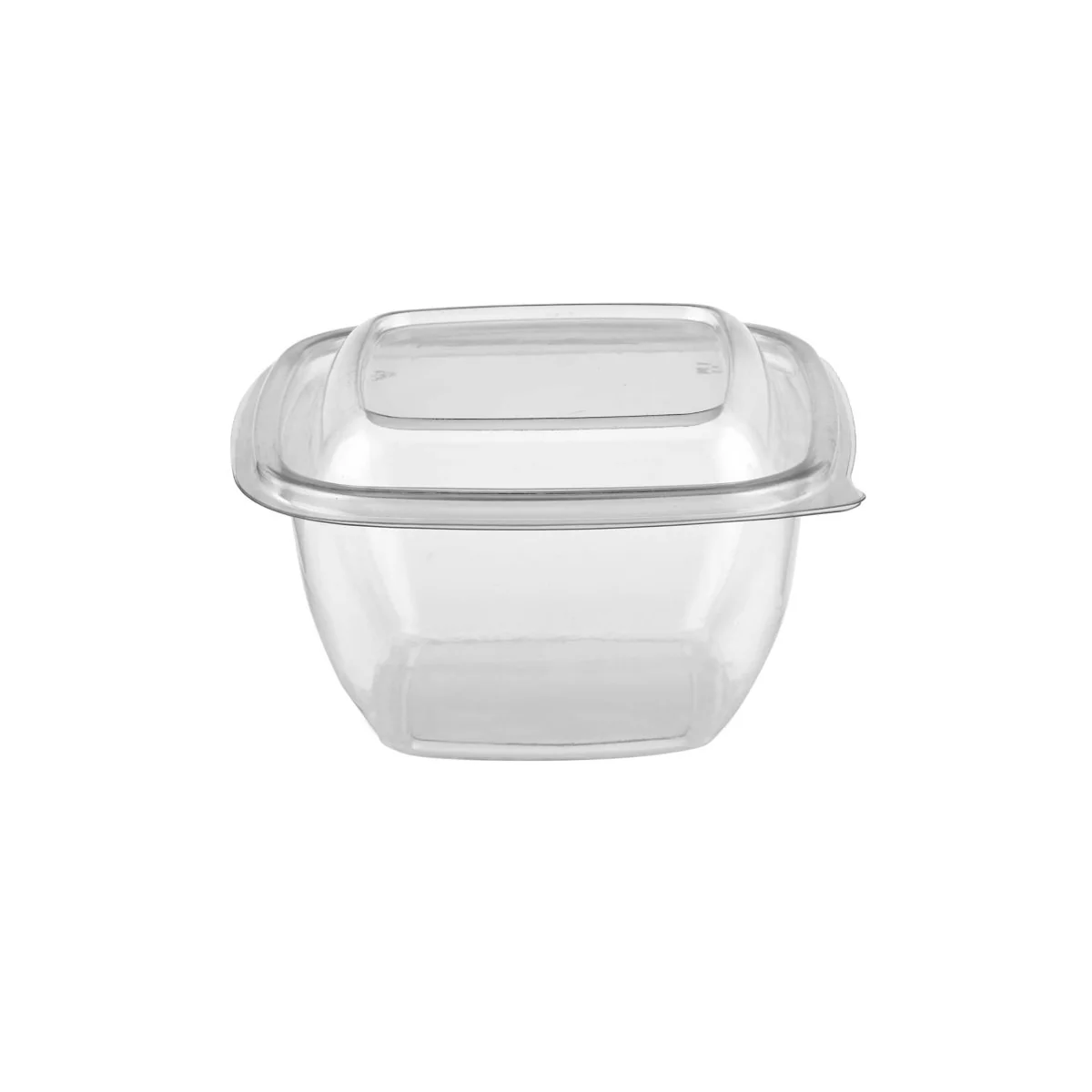 Clear Square Salad Container With Lid - Image 7