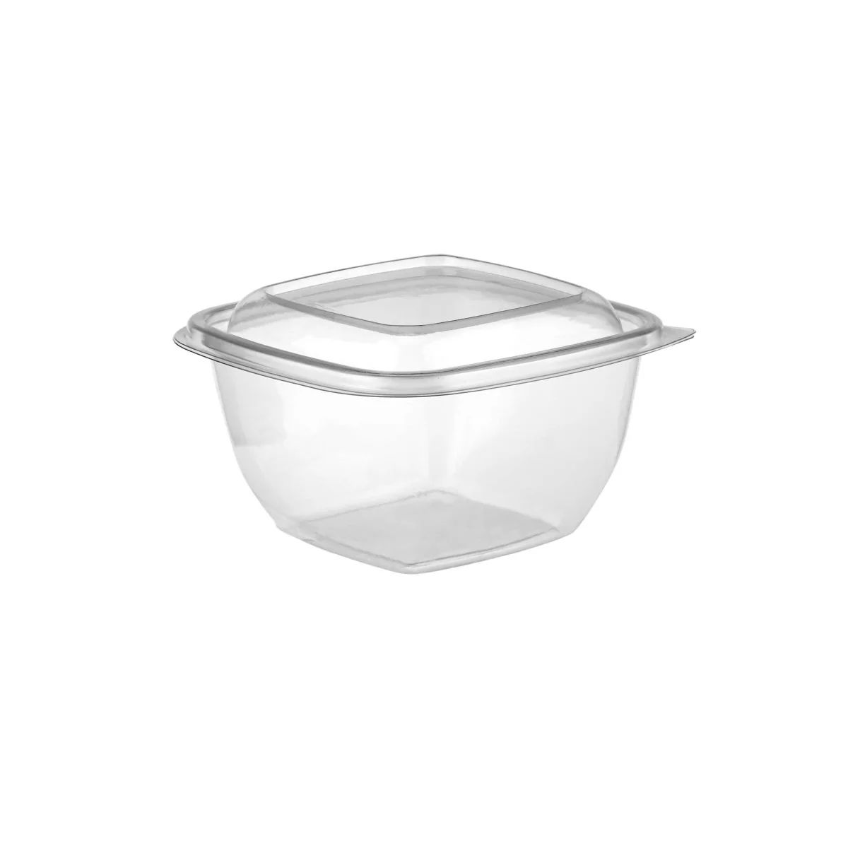 Clear Square Salad Container With Lid - Image 8