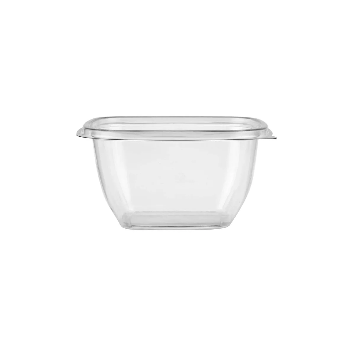 Clear Square Salad Container With Lid - Image 9