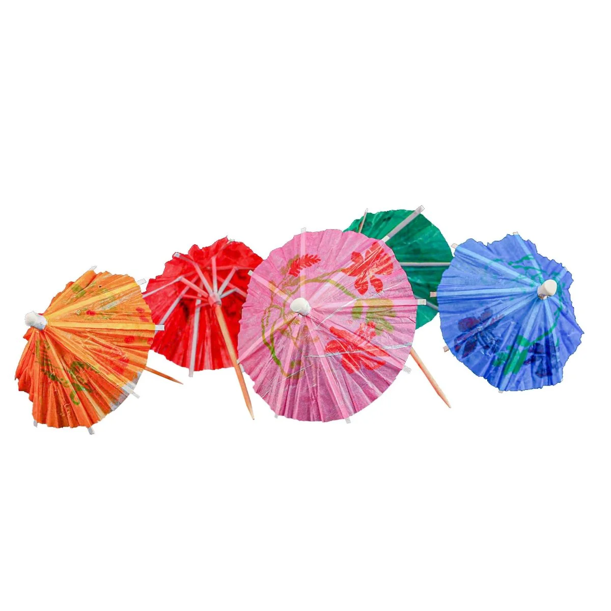 Cocktail Umbrella Picks Multicolour 144 Pieces - Image 2