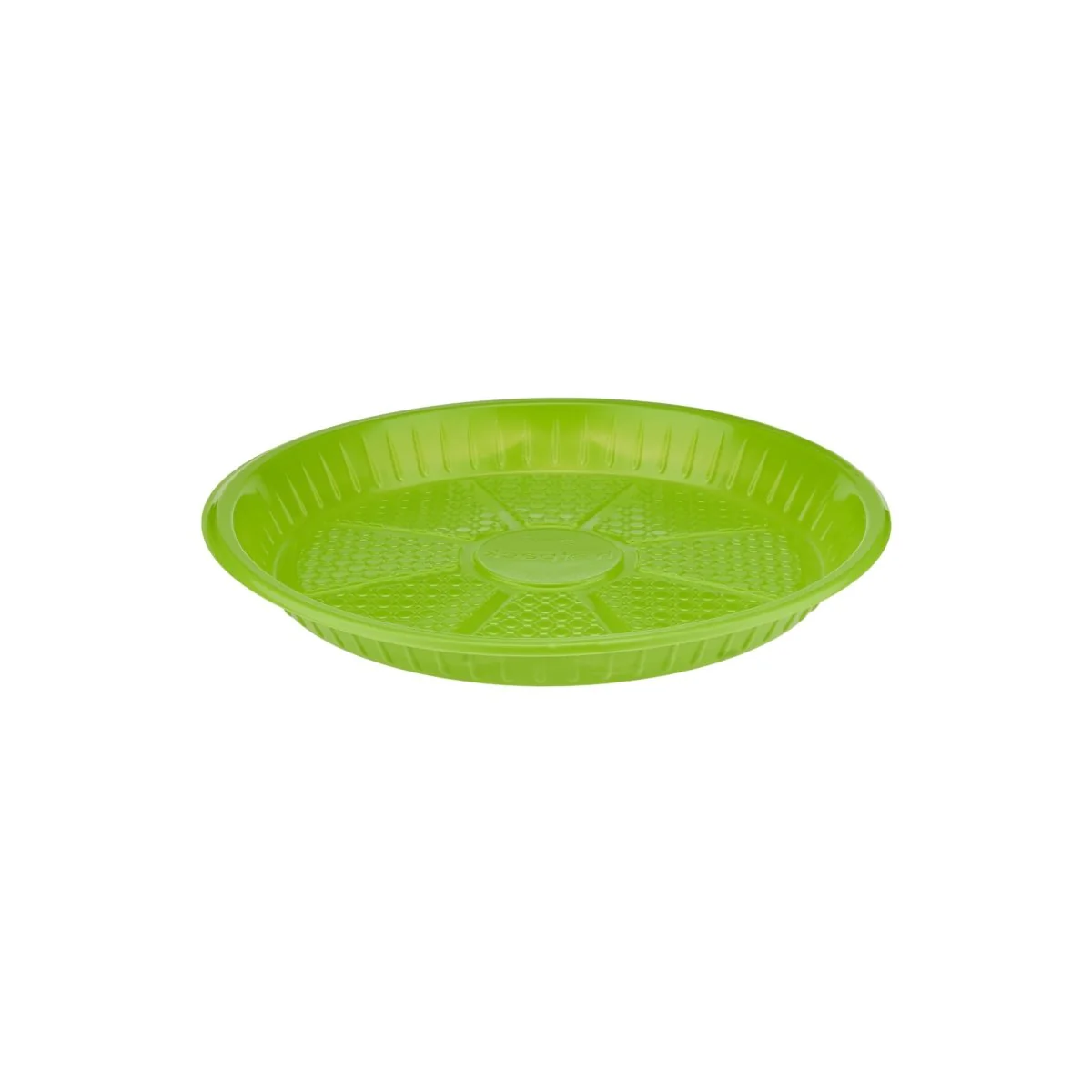 Colored Round Plastic Plate - Image 17