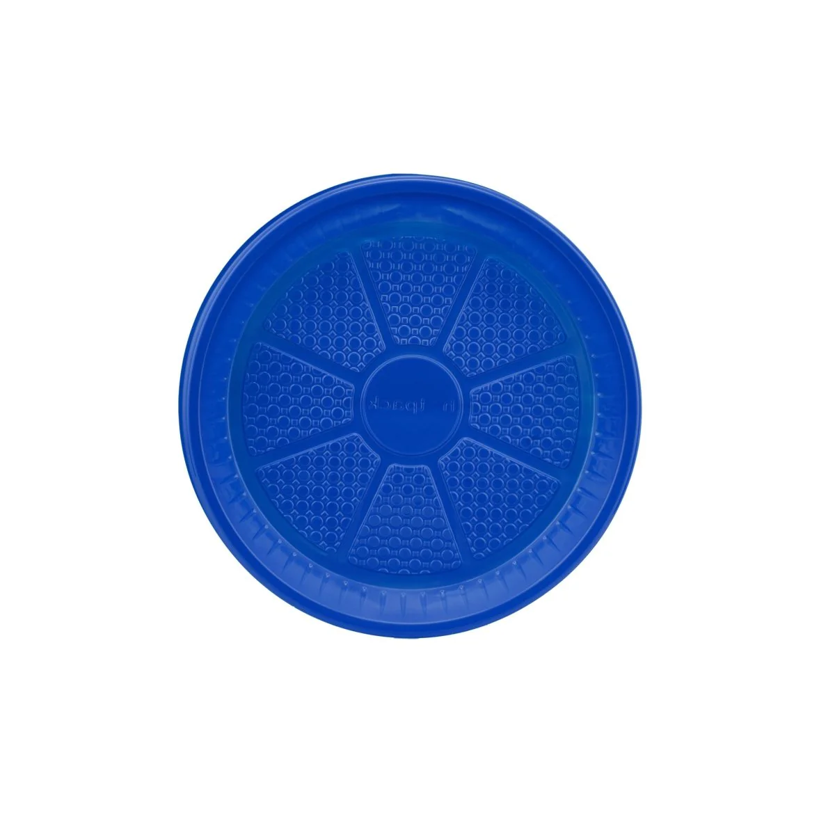 Colored Round Plastic Plate - Image 24