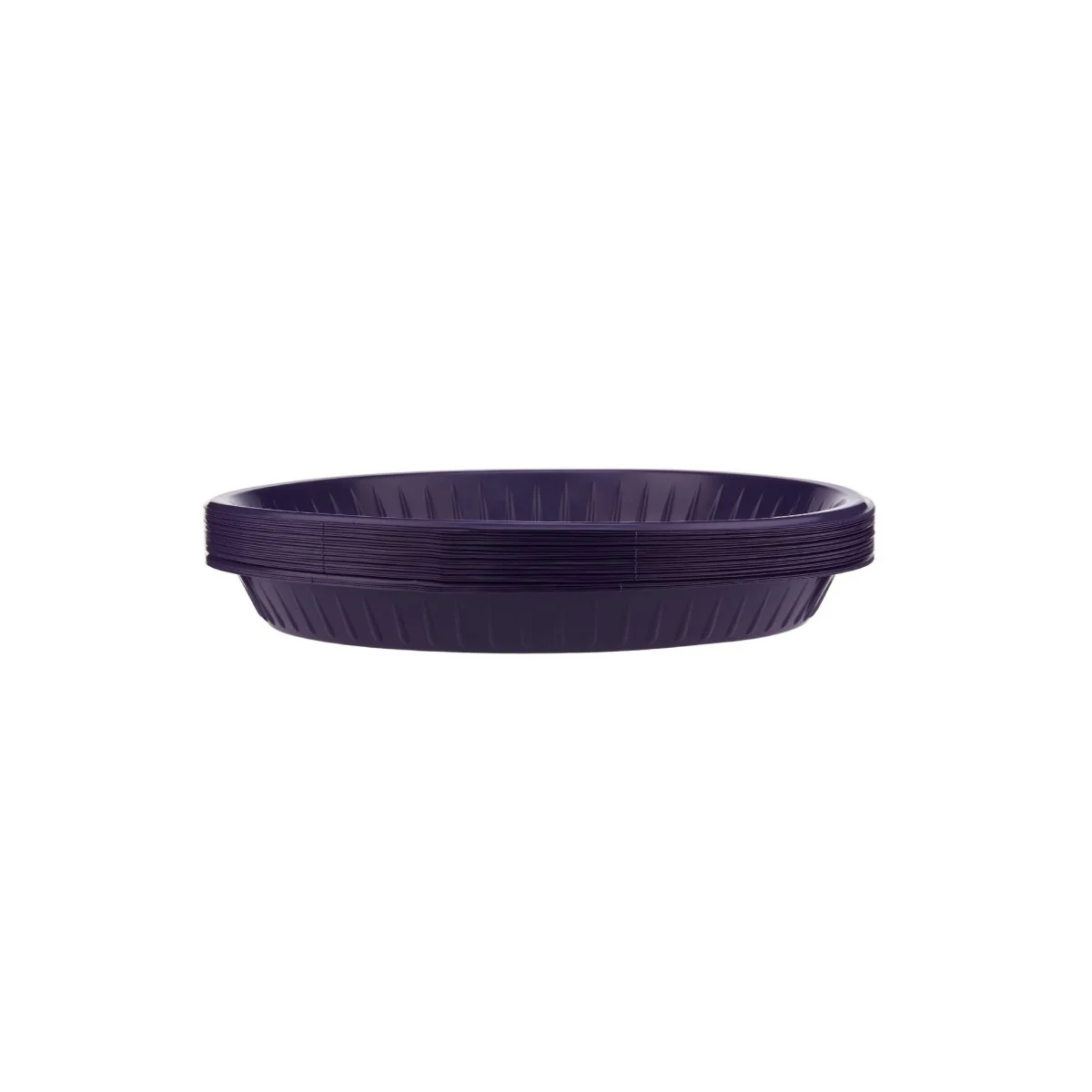 Colored Round Plastic Plate - Image 25