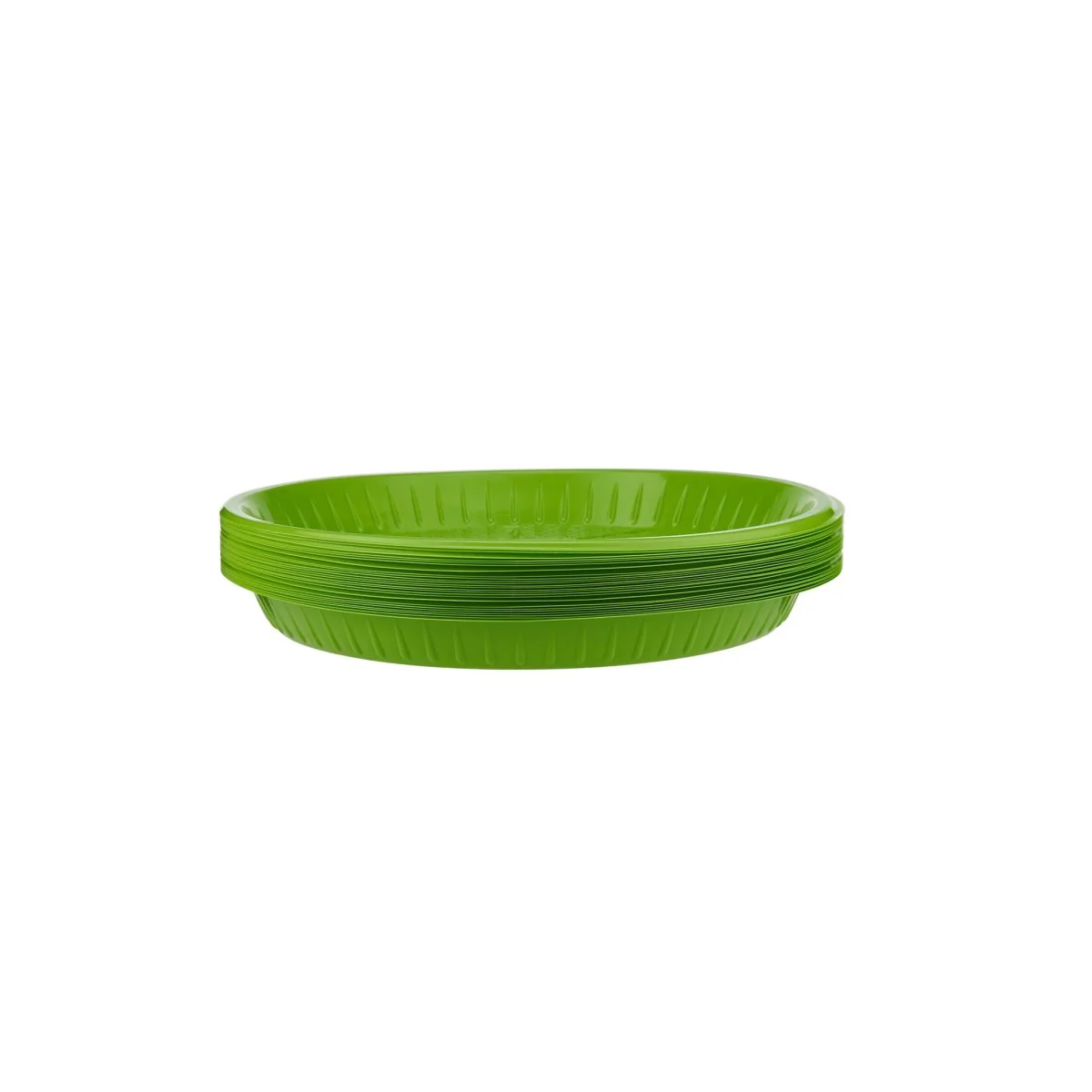 Colored Round Plastic Plate - Image 26