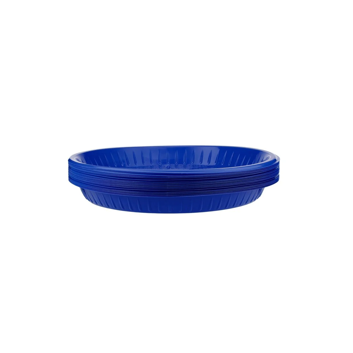 Colored Round Plastic Plate - Image 29
