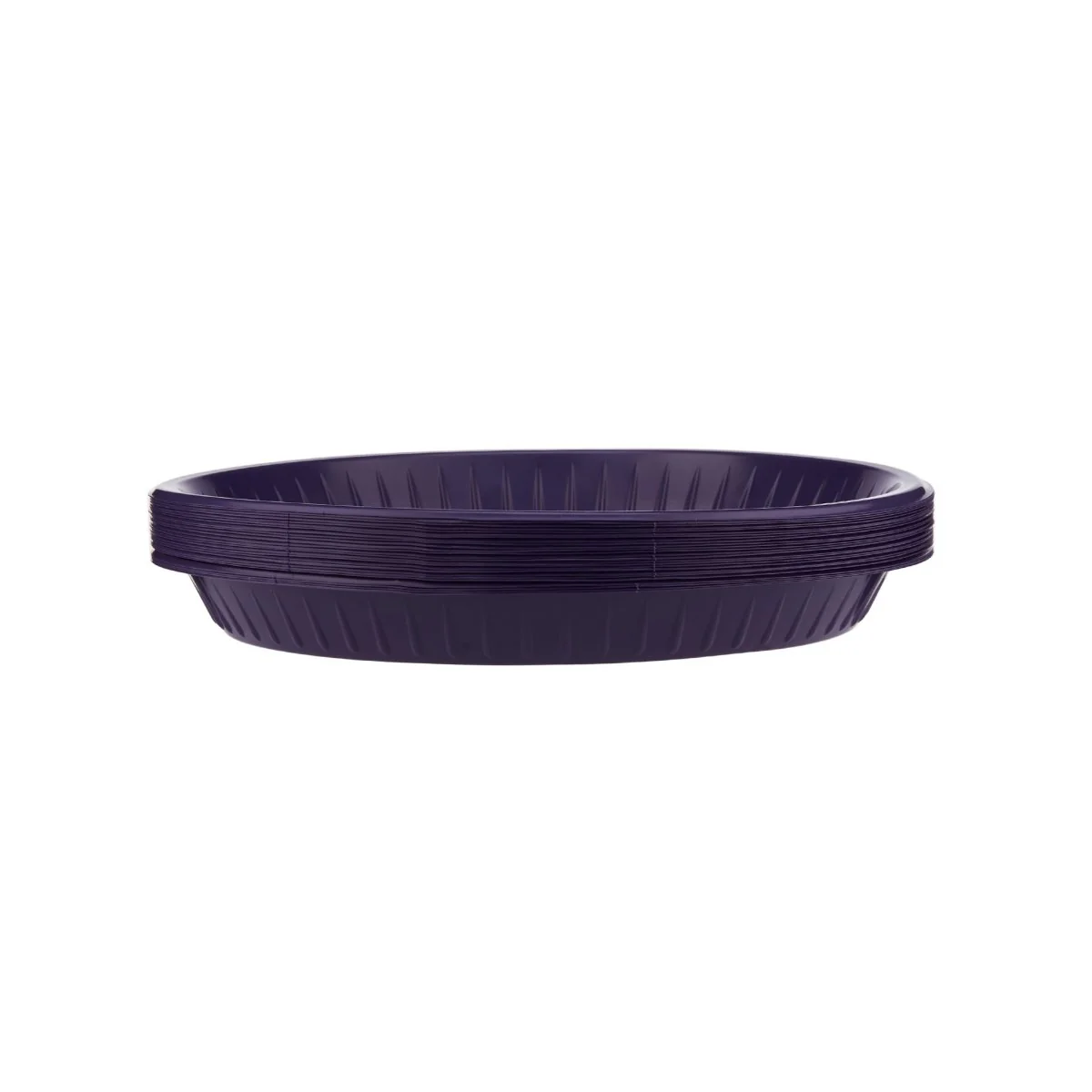 Colored Round Plastic Plate - Image 31