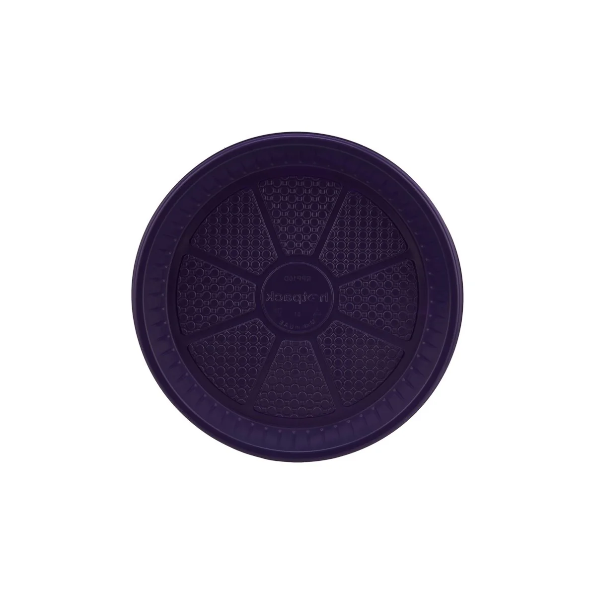 Colored Round Plastic Plate - Image 34
